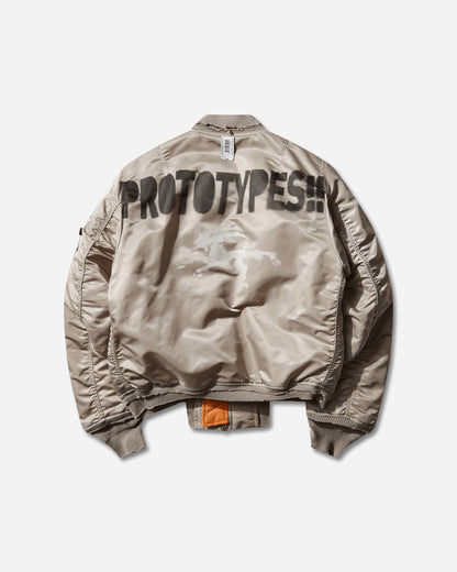 Prototypes Wmns Technical Nylon Sand Sprayed Prototypes Bomber Sand Coats and Jackets Bomber Jackets PT08OW160USSD 2