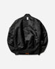 Prototypes Wmns Orange Bomber Lng Black Black Coats and Jackets Jackets PT08OW04USBK 1