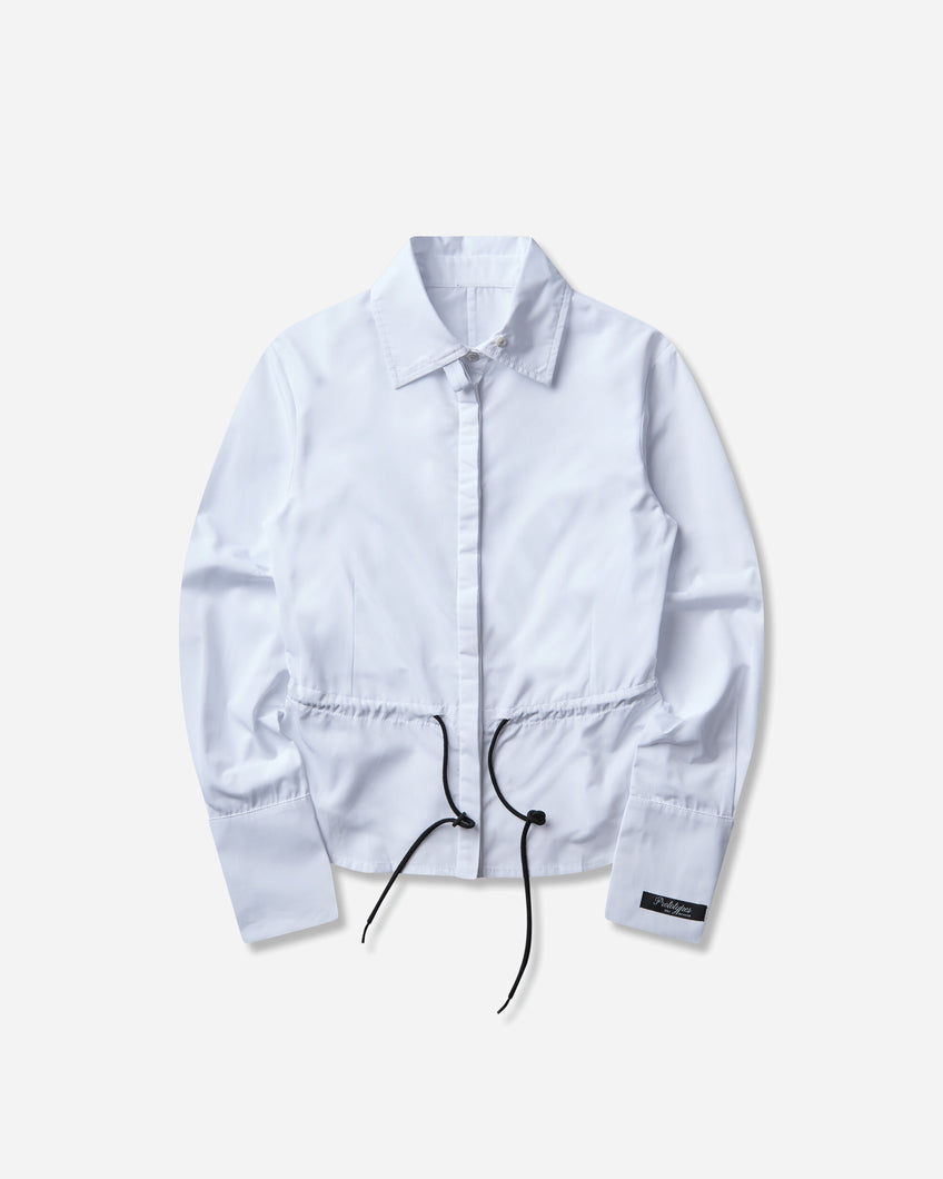 Prototypes Pt99Sh04Uswh White Nylon Shirts Longsleeve Shirt PT99SH04USWH WHITE