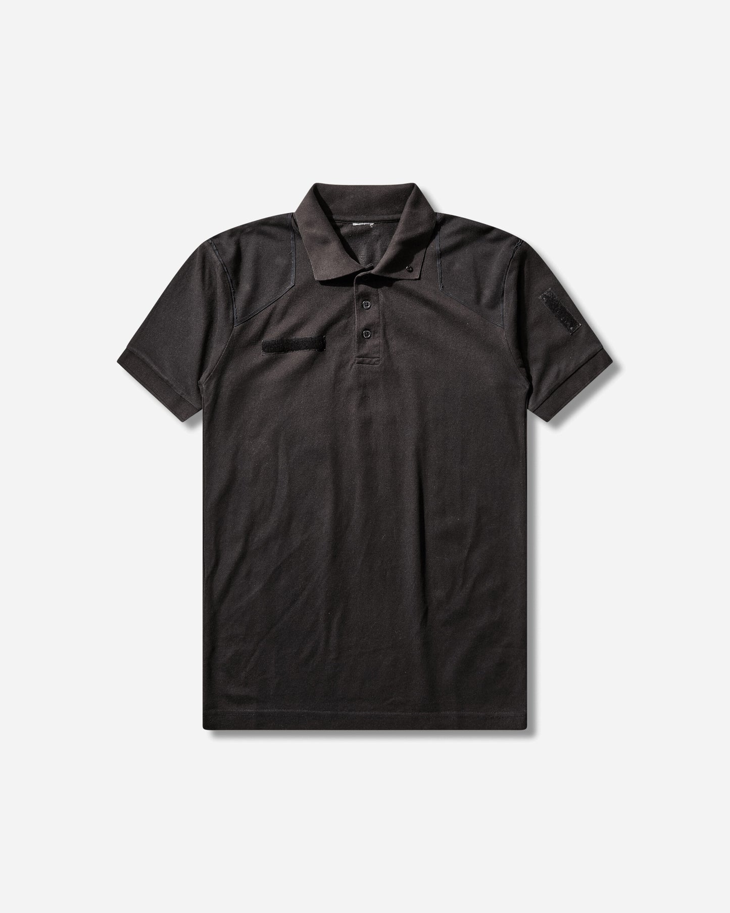 Prototypes Cut Up Military Polo Black T-Shirts Polo PT09JE15USBK BLACK
