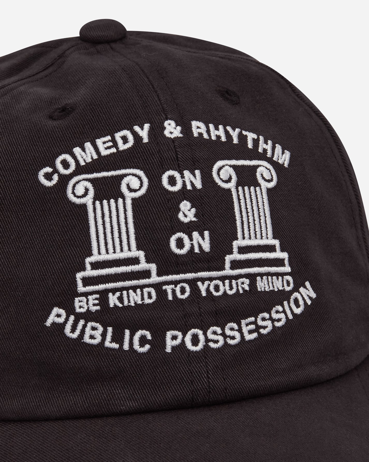 Public Possession Comedy and Rhythm Cap Black Hats Caps PPSAULECAP 001