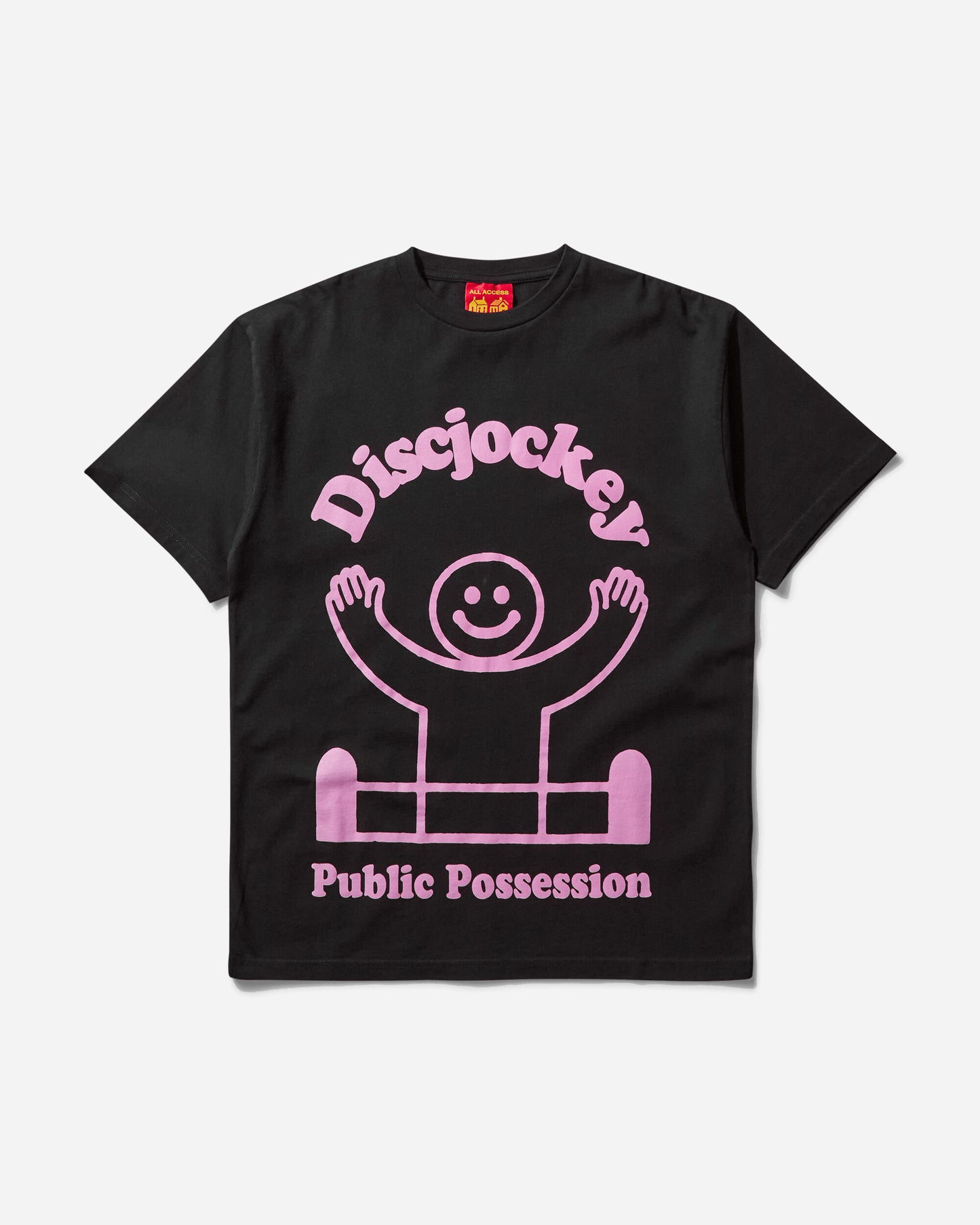 Public Possession Deejay T-Shirt Black Vintage Wash T-Shirts Shortsleeve PPS25DEEJAY 1