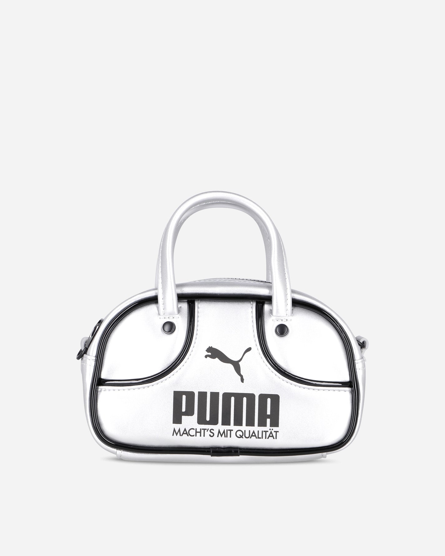 Puma Puma 1976 Metallic Micro Grip Bag Glacial Gray/Puma Black Bags and Backpacks Pouches 092485-01