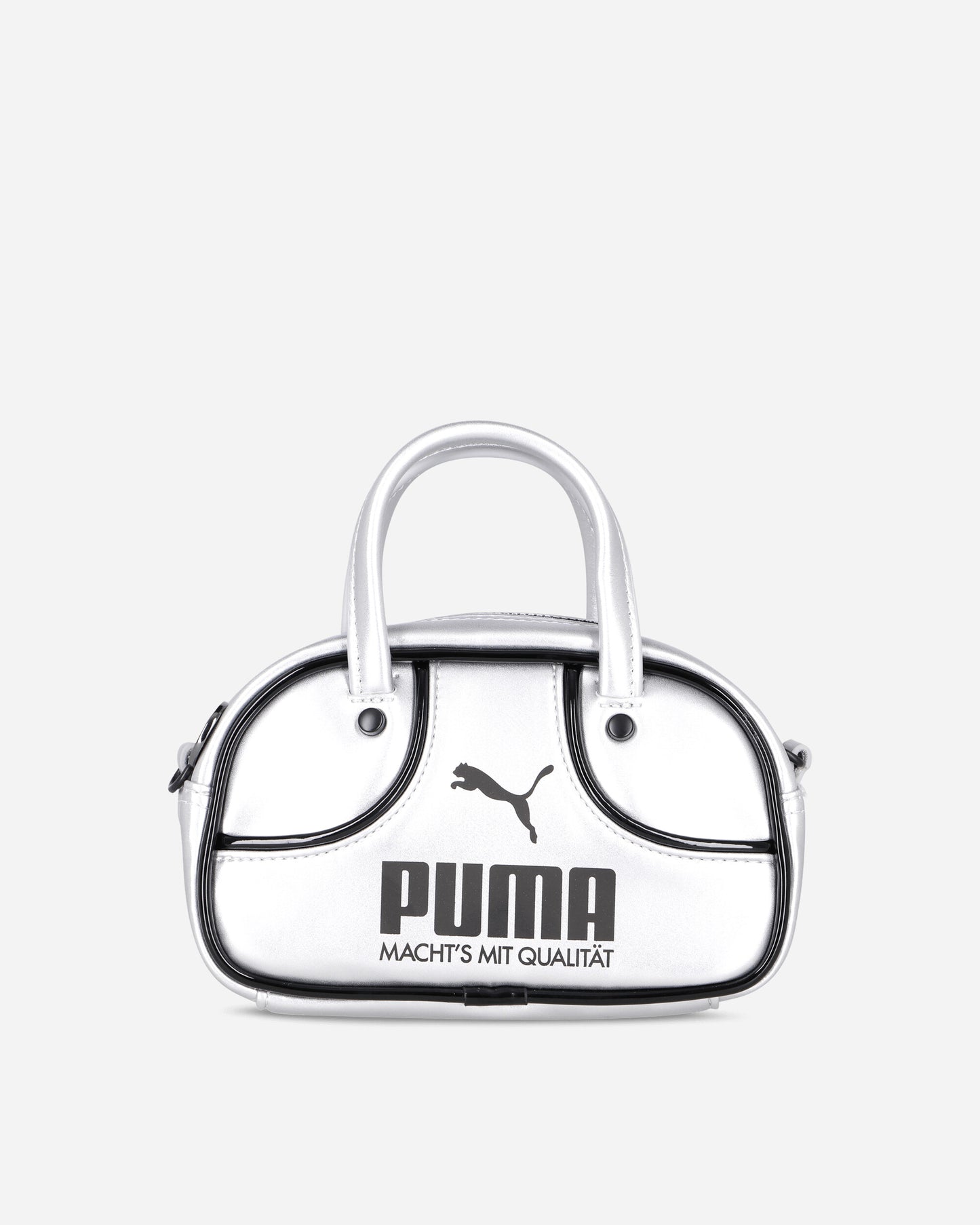 Puma Puma 1976 Metallic Micro Grip Bag Glacial Gray/Puma Black Bags and Backpacks Pouches 092485-01
