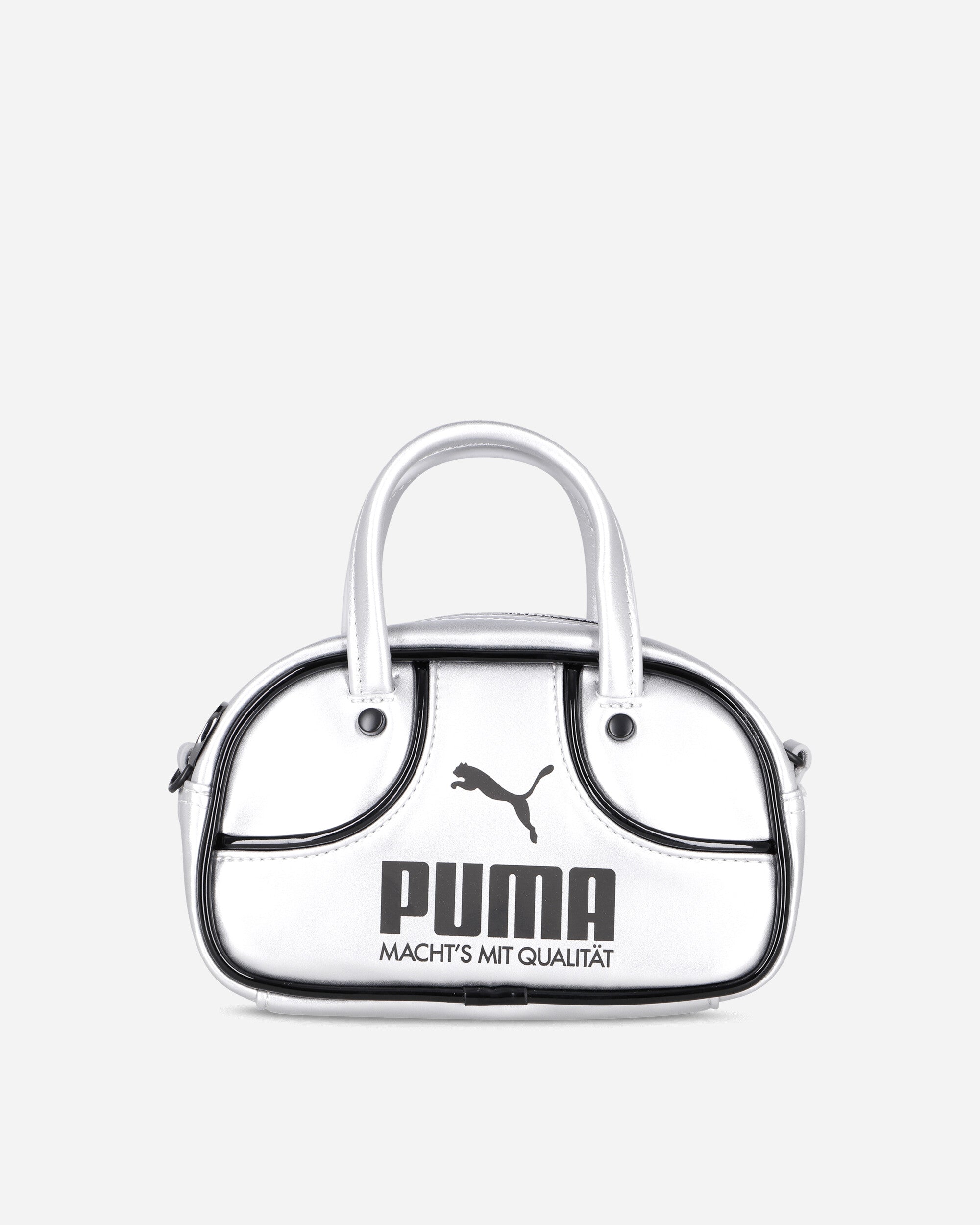 Puma Puma 1976 Metallic Micro Grip Bag Glacial Gray/Puma Black Bags and Backpacks Pouches 092485-01