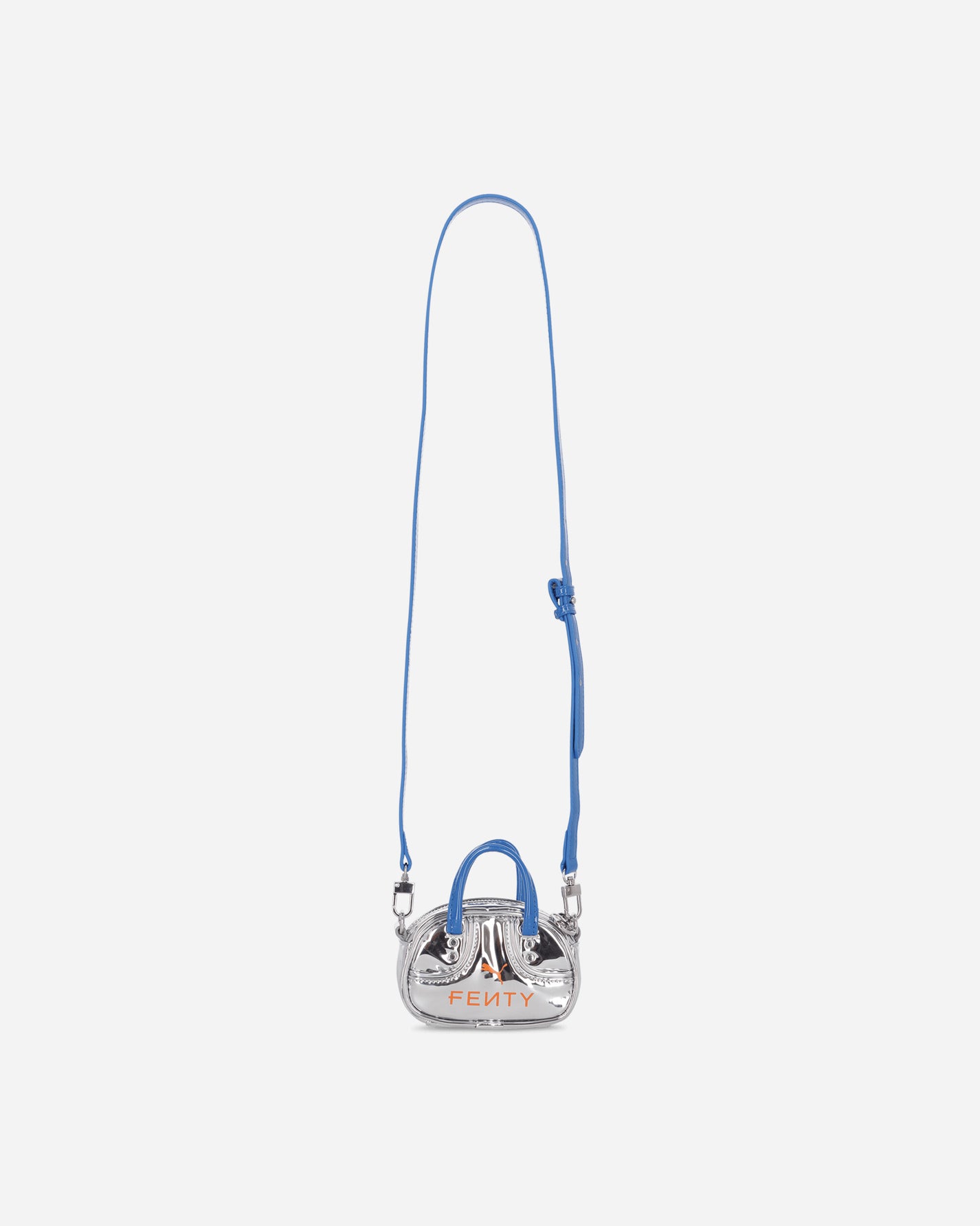 Puma Puma X Fenty Pocket Grip Bag Puma Silver/Racing Blue Bags and Backpacks Shoulder Bags 092476-01