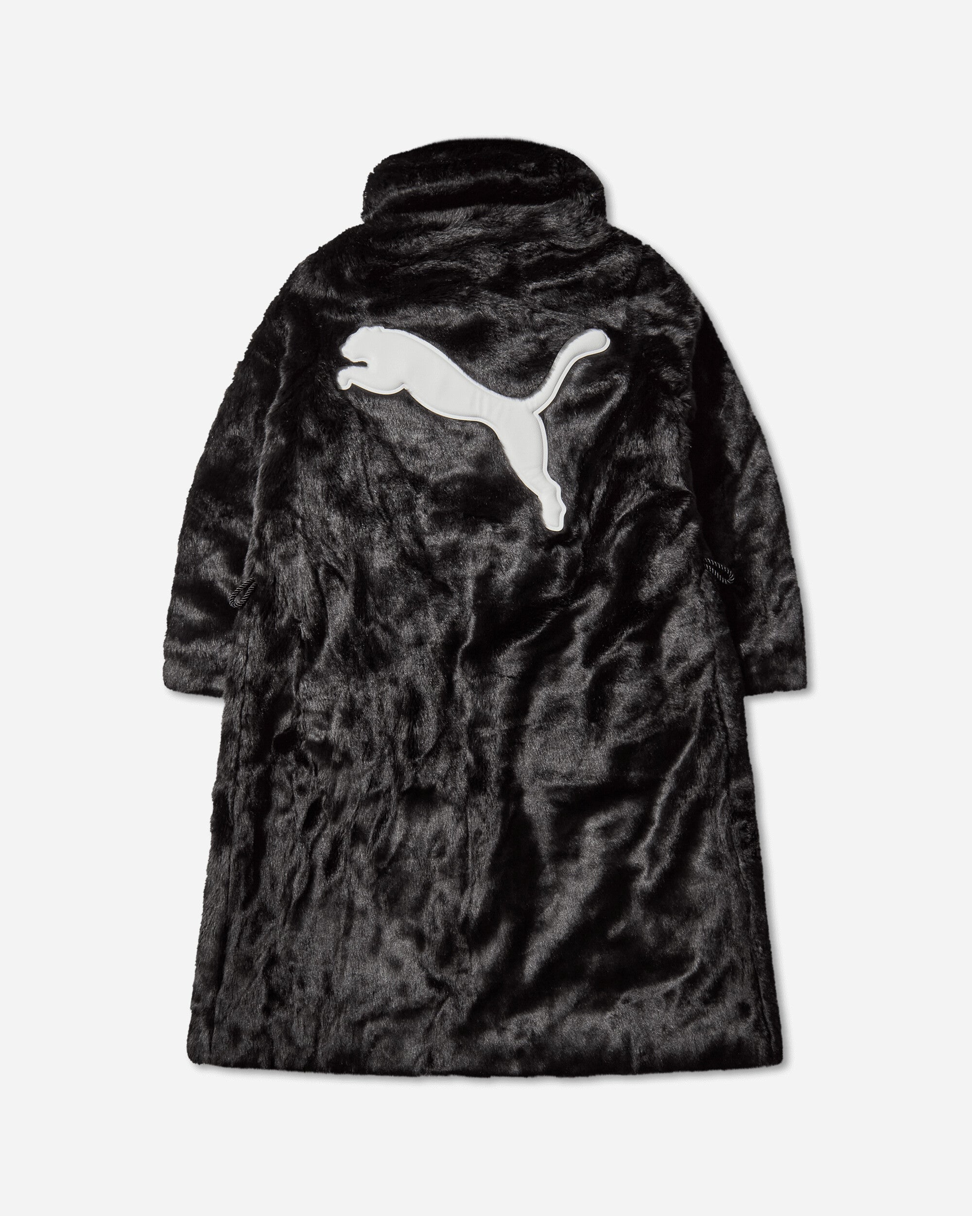 Puma Puma X A$Ap Rocky Flacko Fur Coat Puma Black Coats and Jackets Coats 633401-01