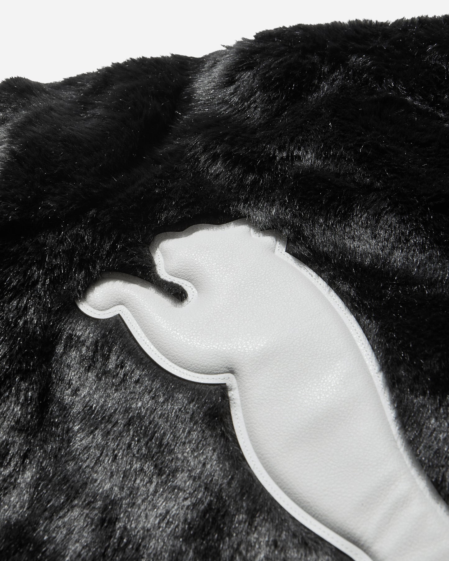 Puma Puma X A$Ap Rocky Flacko Fur Coat Puma Black Coats and Jackets Coats 633401-01