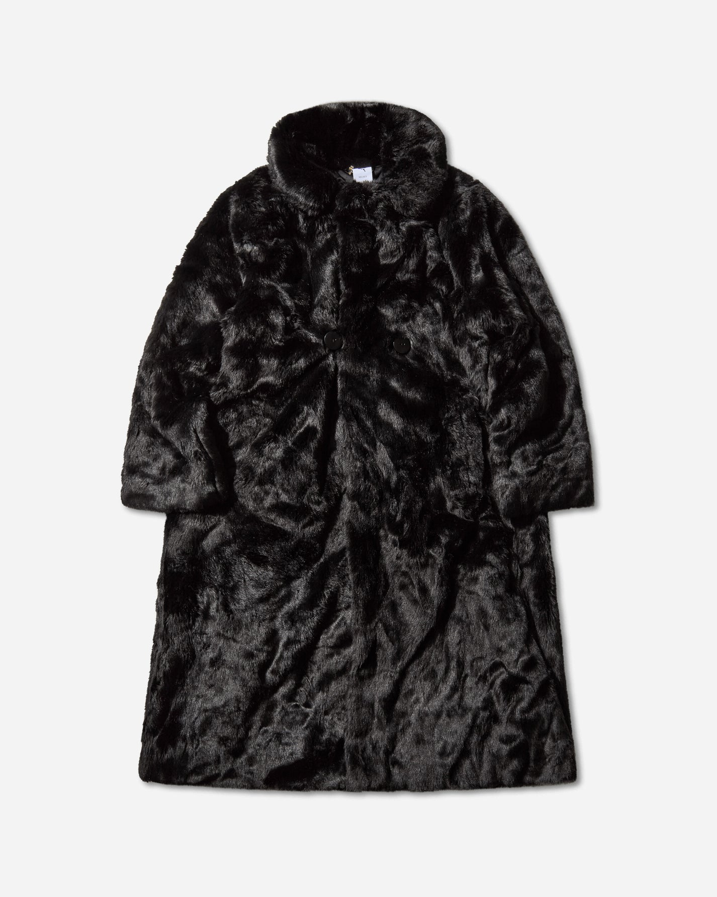Puma Puma X A$Ap Rocky Flacko Fur Coat Puma Black Coats and Jackets Coats 633401-01