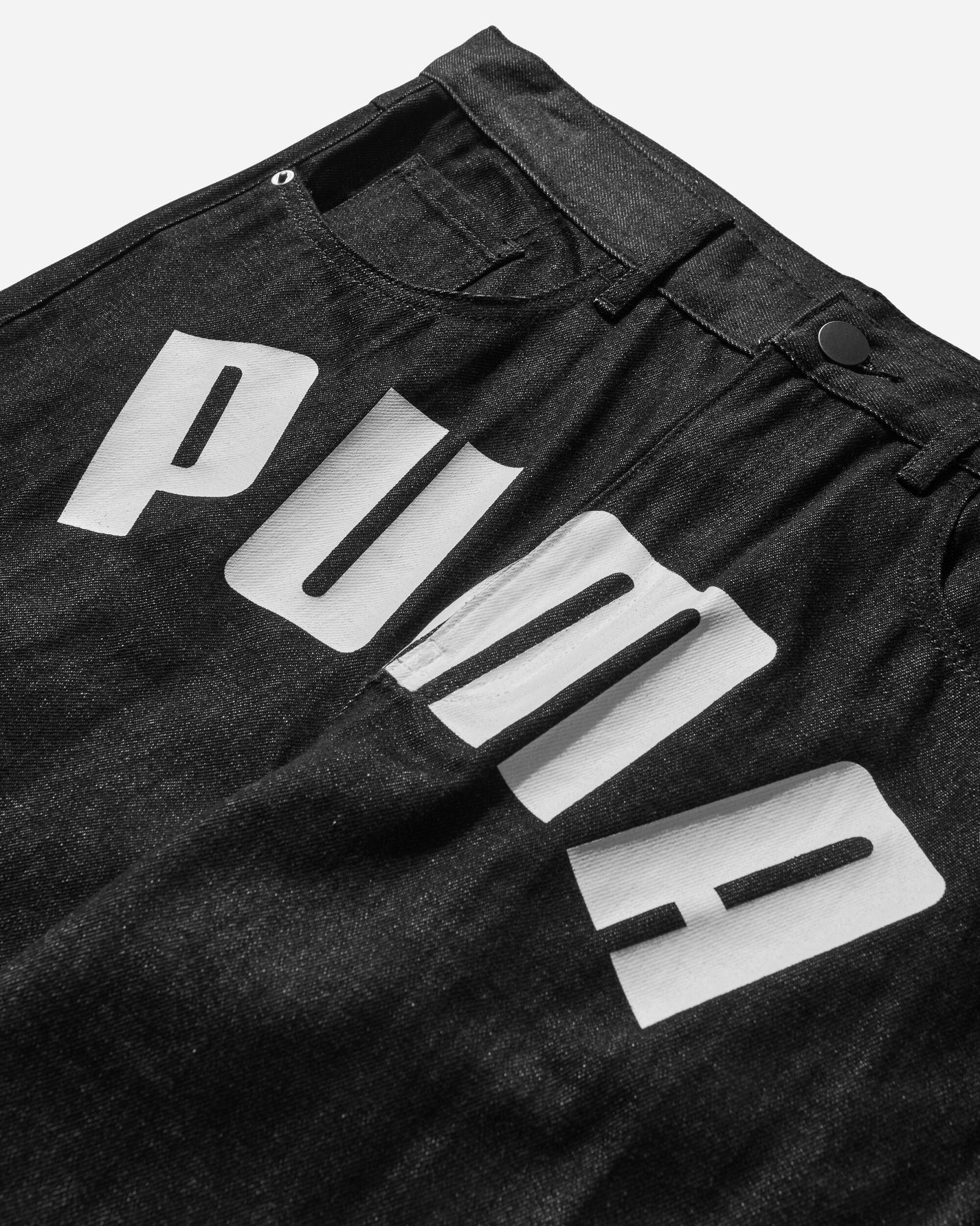Puma Puma X A$Ap Rocky Printed Denim Puma Black/Denim Pants Denim 633396-01