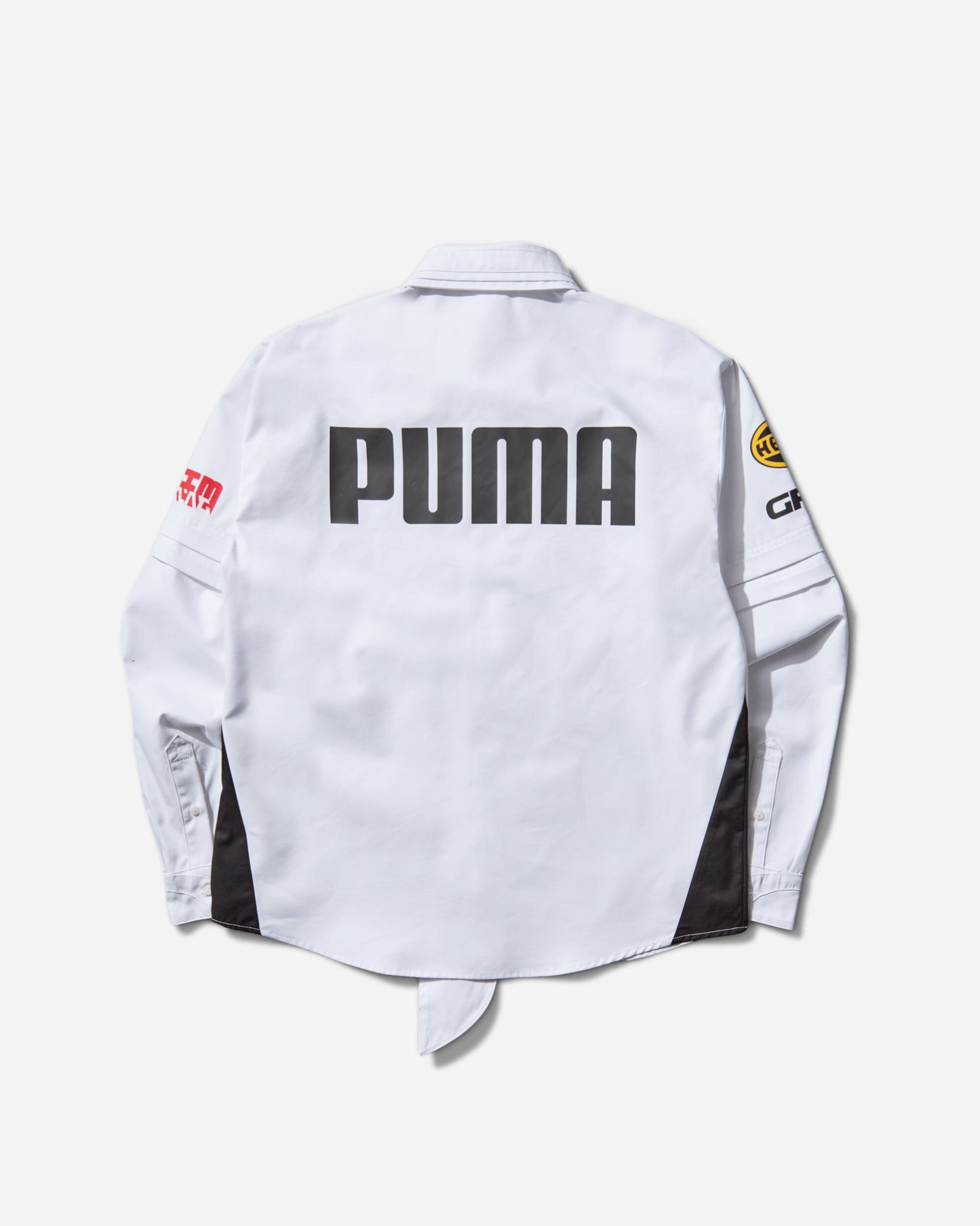 Puma Puma X A$Ap Rocky Layered Pit Crew Button Down Puma White Coats and Jackets Jackets 633394-02
