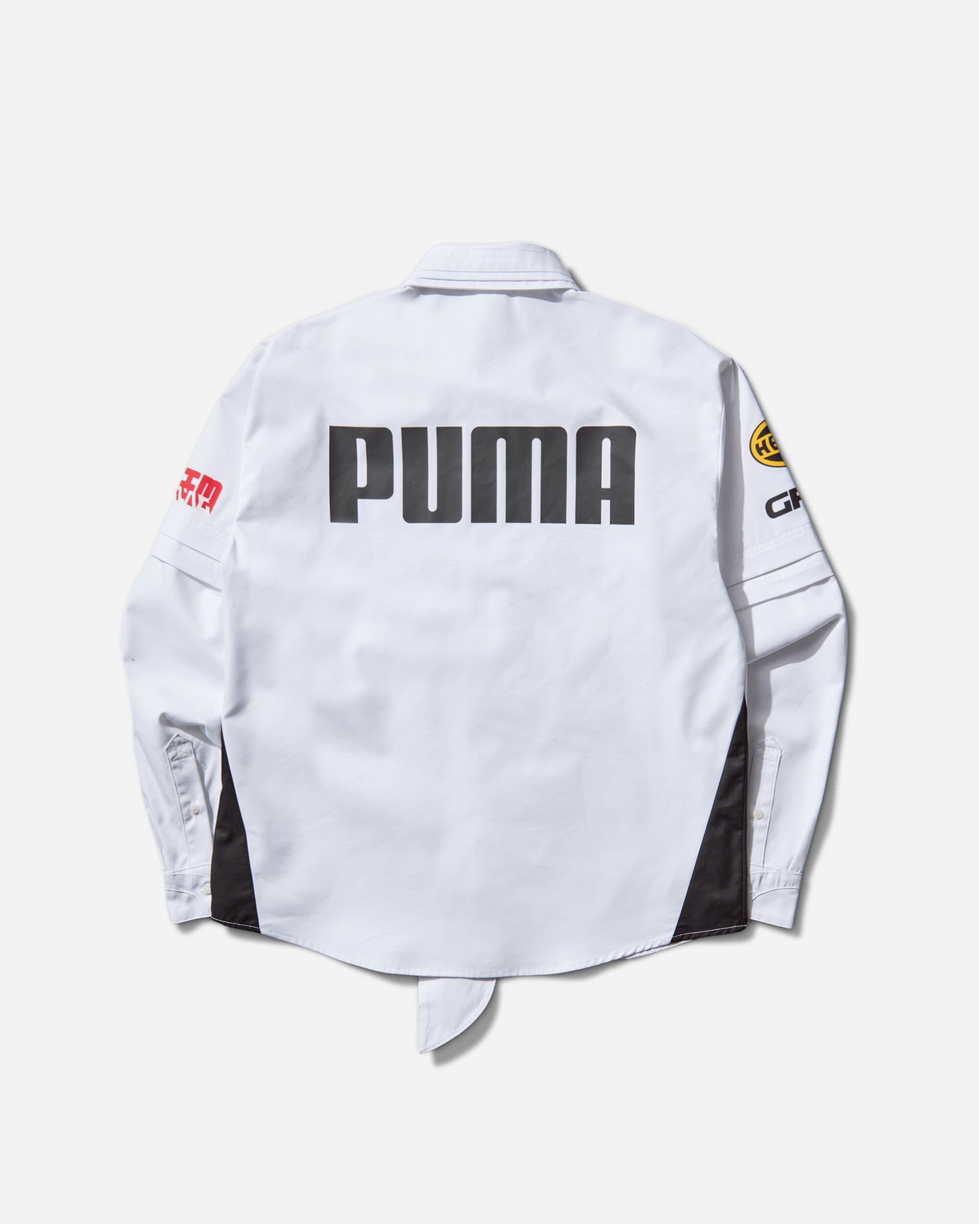 Puma Puma X A$Ap Rocky Layered Pit Crew Button Down Puma White Coats and Jackets Jackets 633394-02