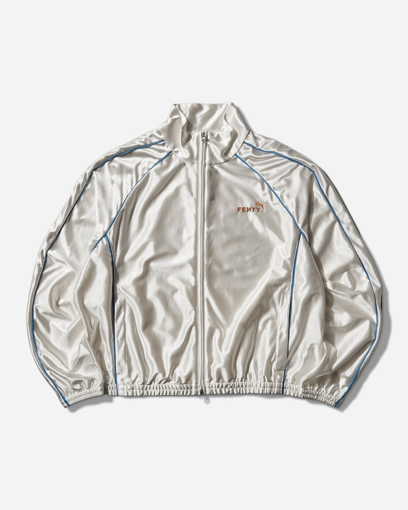 Puma Puma X Fenty T7 Piping Track Jacket Warm White Coats and Jackets Jackets 633626-87