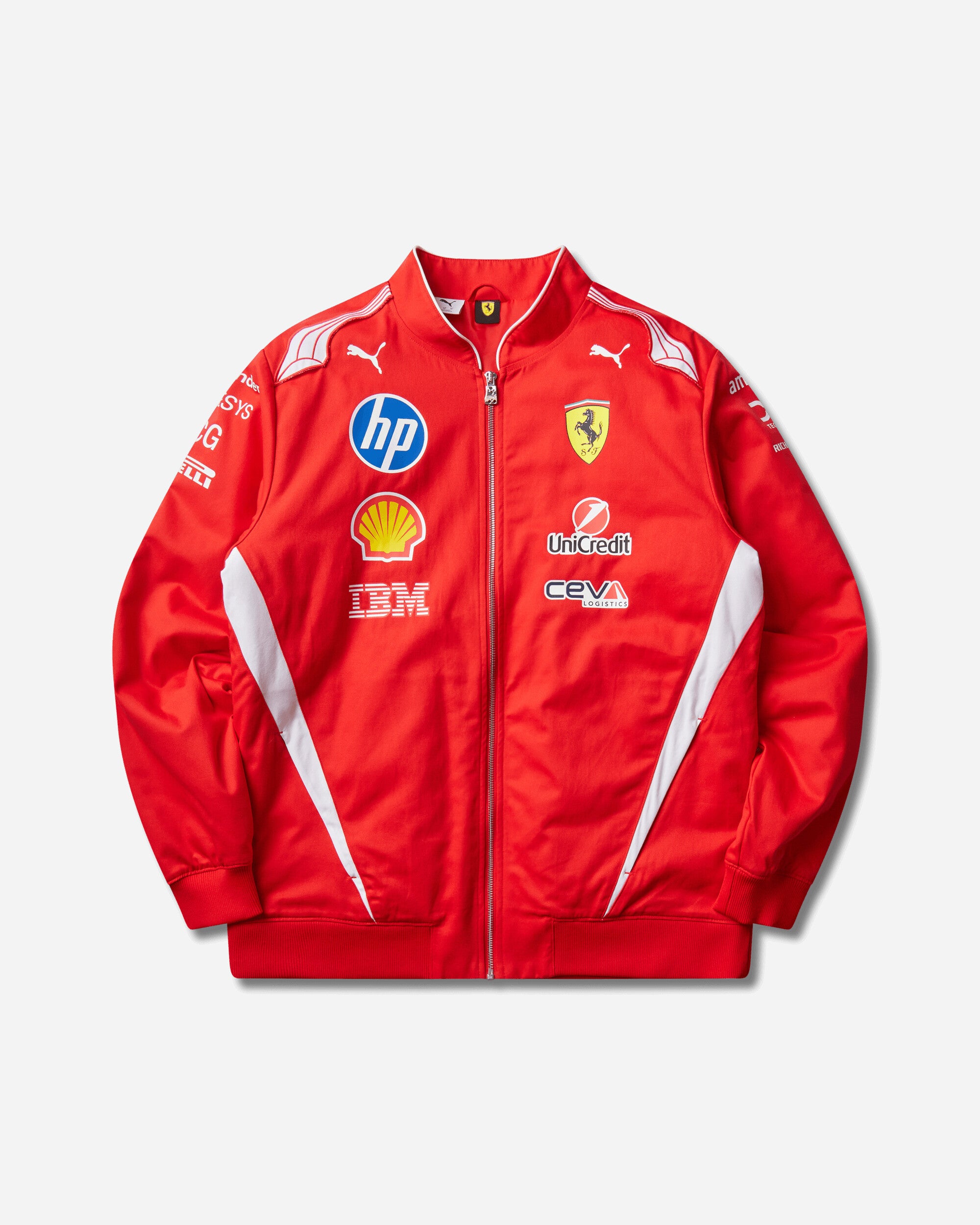 Puma Sf Replica Drivers Authentic Racing Jacket Red Coats and Jackets Leather Jackets 713817-01
