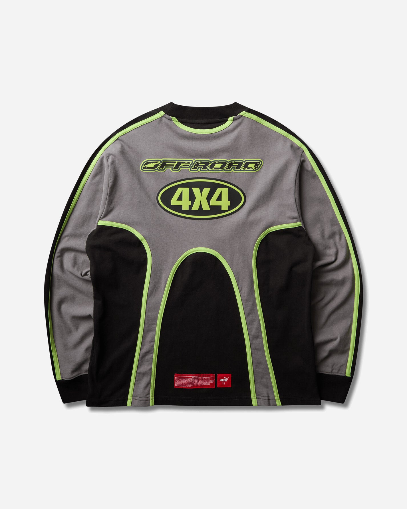 Puma A$Ap Rocky X Puma T7 Panel Jersey Cast Iron T-Shirts Longsleeve 637485-79