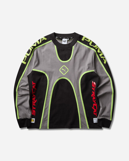 Puma A$Ap Rocky X Puma T7 Panel Jersey Cast Iron T-Shirts Longsleeve 637485-79