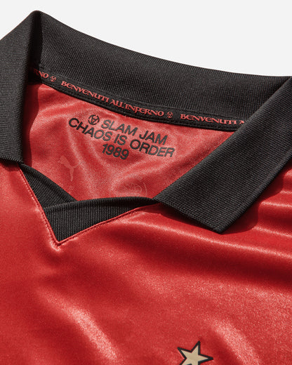 Puma ACM x Slam Jam Jersey LS Red T-Shirts Longsleeve 787637-02