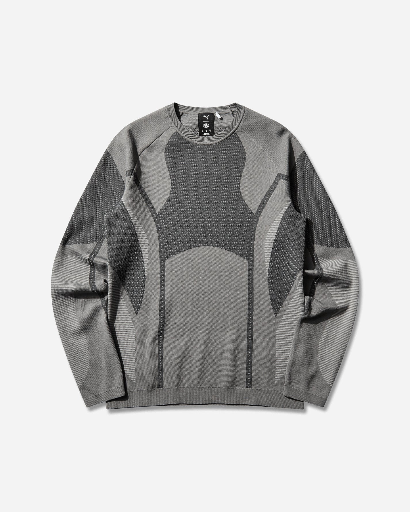 Puma Puma X San San Gear Knit Ls Cool Mid Gray T-Shirts Longsleeve 632549-08