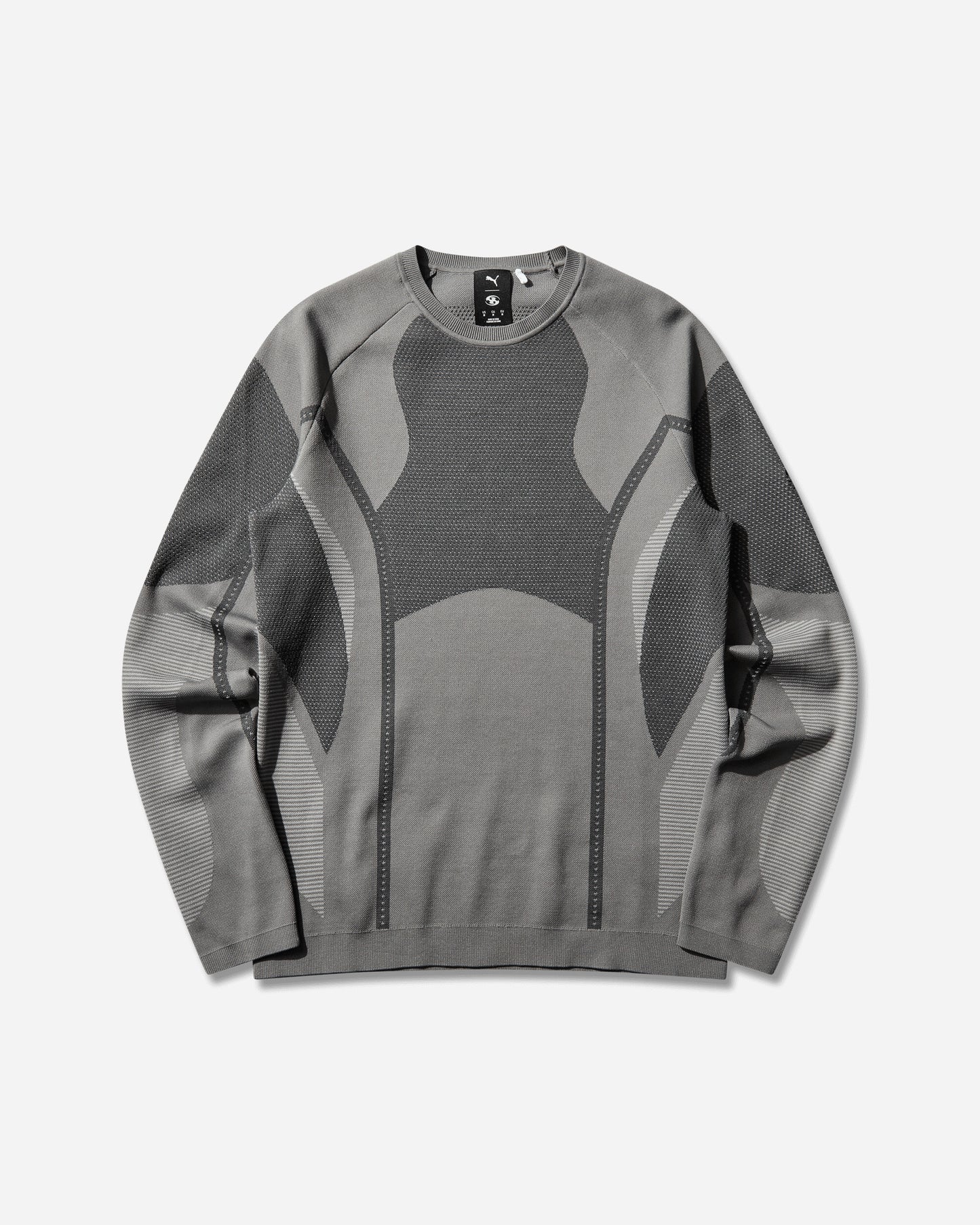 Puma Puma X San San Gear Knit Ls Cool Mid Gray T-Shirts Longsleeve 632549-08