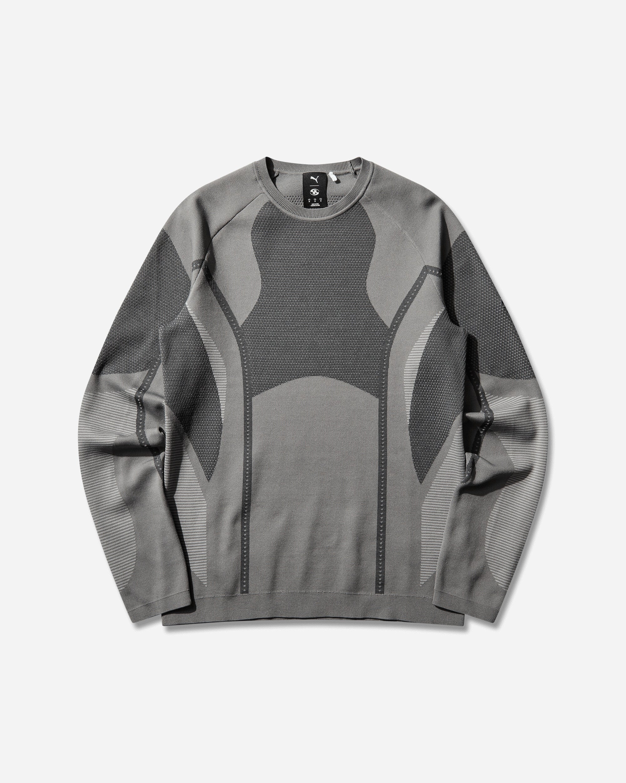 Puma Puma X San San Gear Knit Ls Cool Mid Gray T-Shirts Longsleeve 632549-08