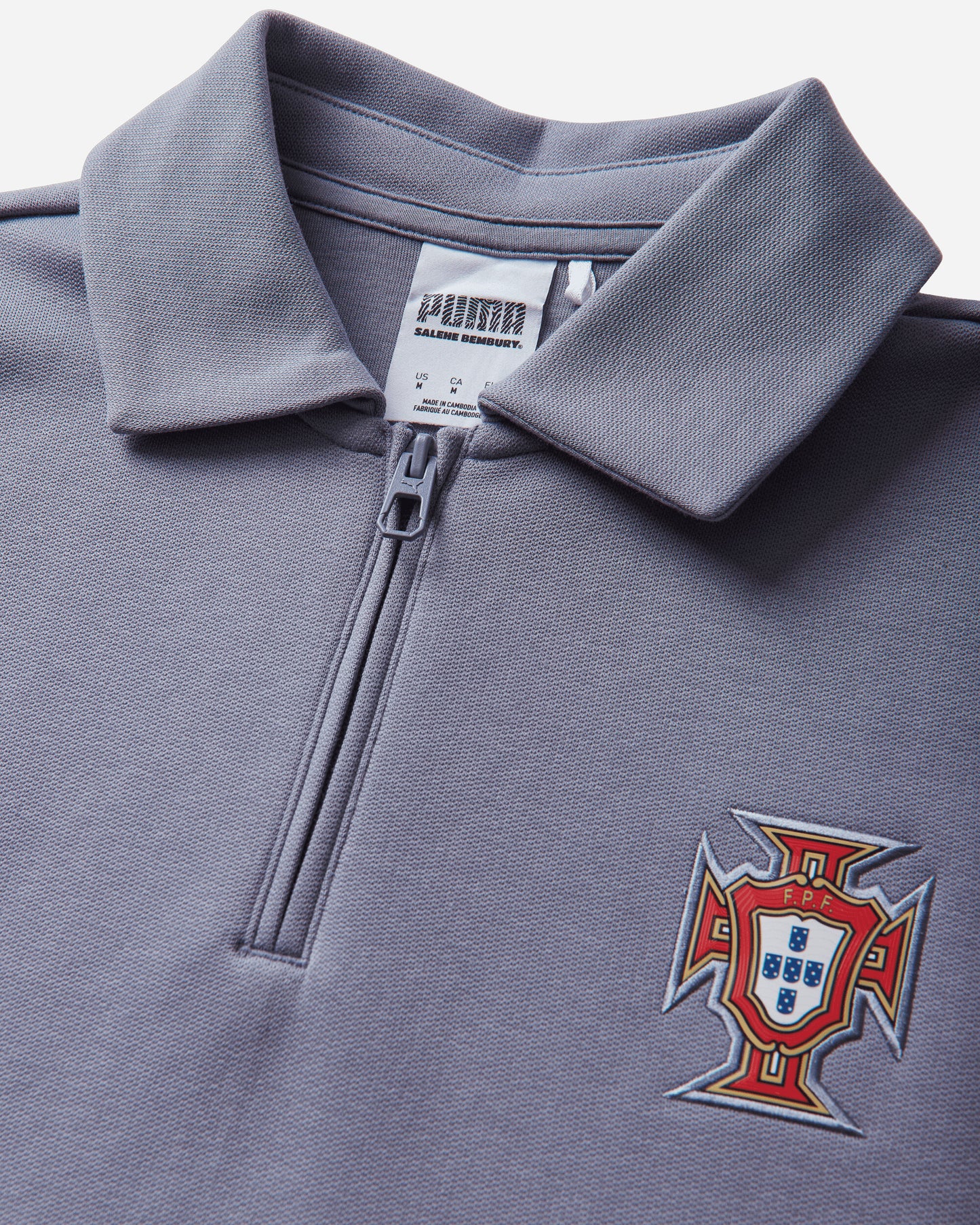 Puma Puma X Fpf X Salehe Bembury King Polo Gray Sky T-Shirts Polo 635103-65