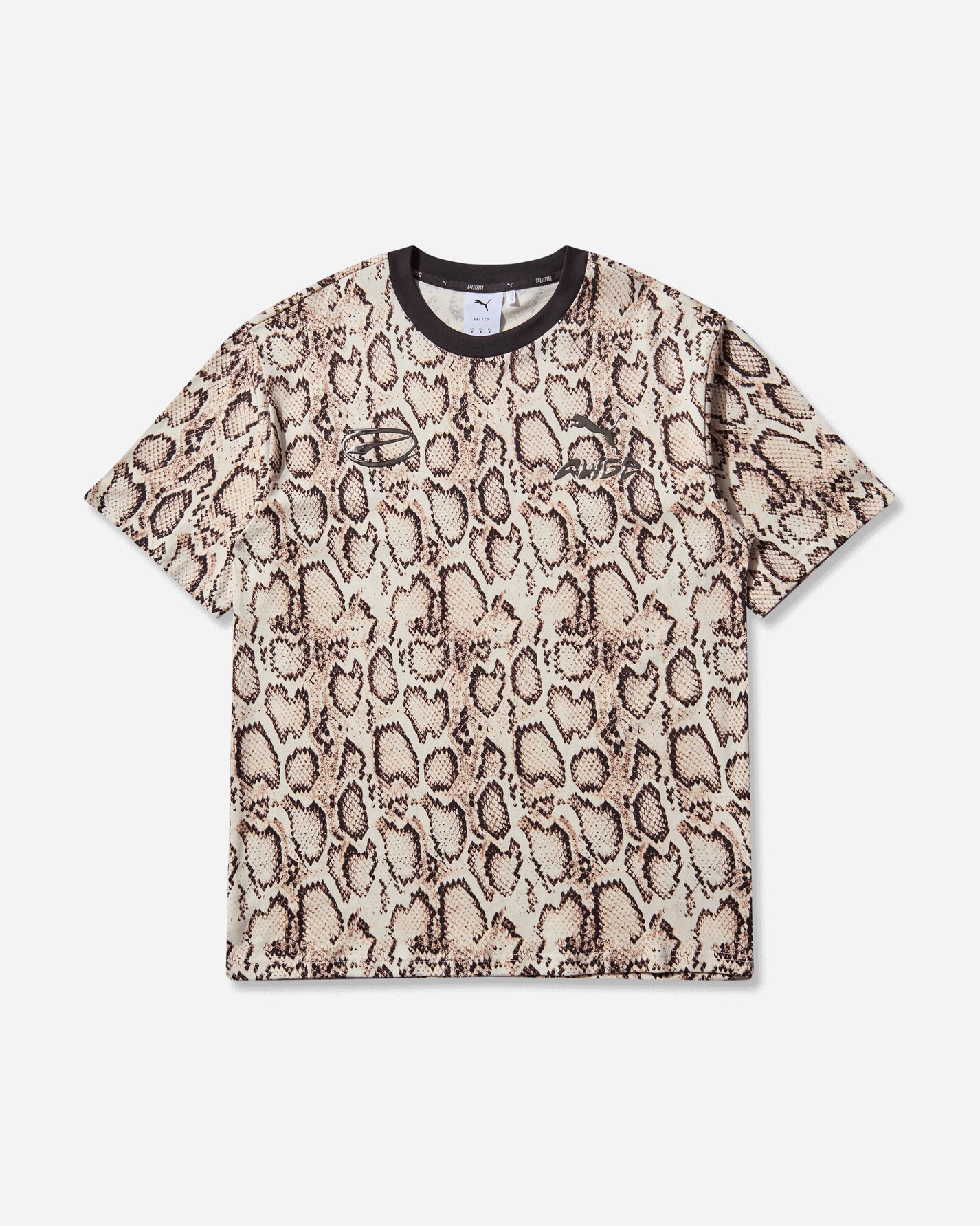 Puma Puma X A$Ap Rocky Snakeskin Tee Frosted Ivory/Aop T-Shirts Shortsleeve 635239-36
