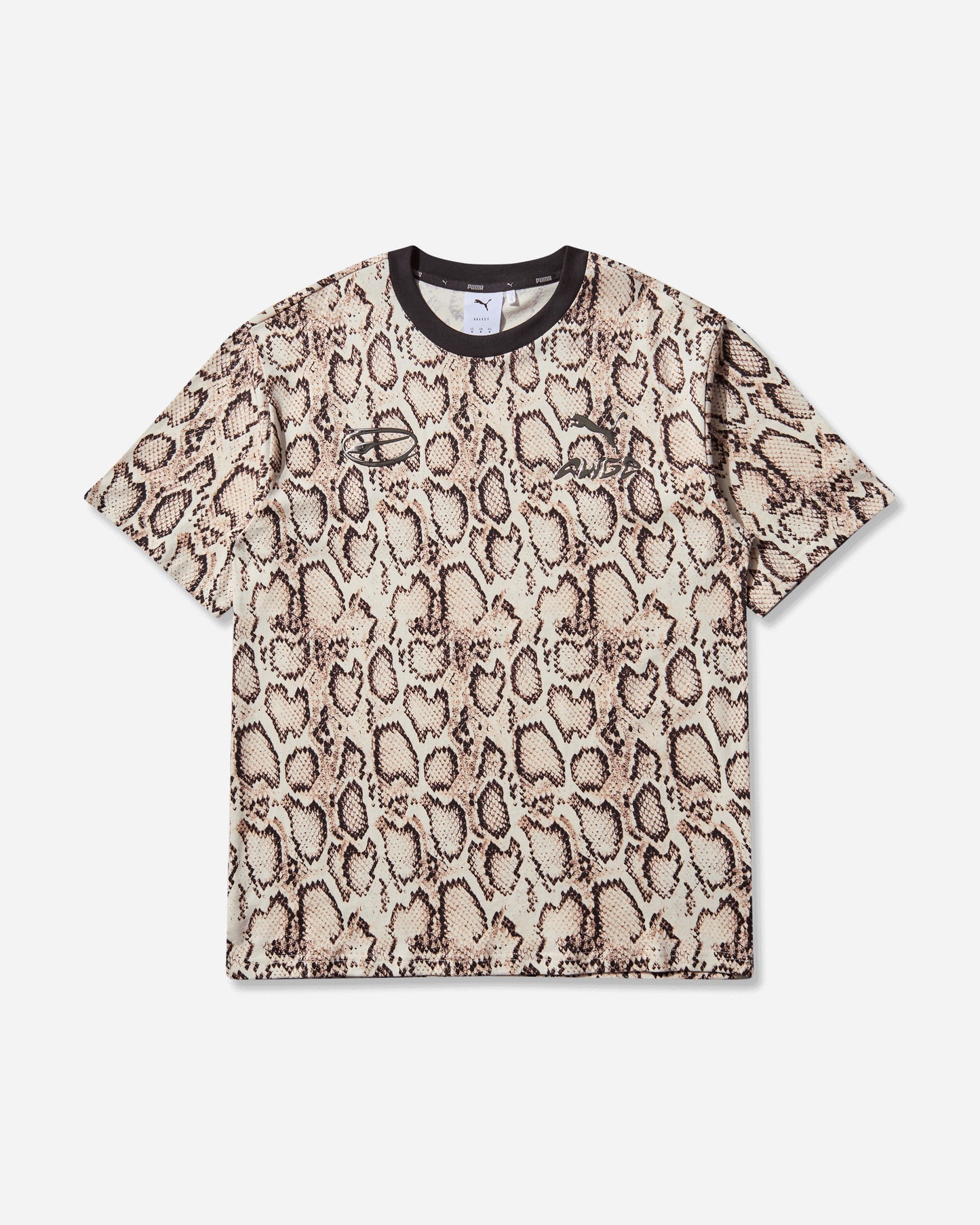 Puma Puma X A$Ap Rocky Snakeskin Tee Frosted Ivory/Aop T-Shirts Shortsleeve 635239-36