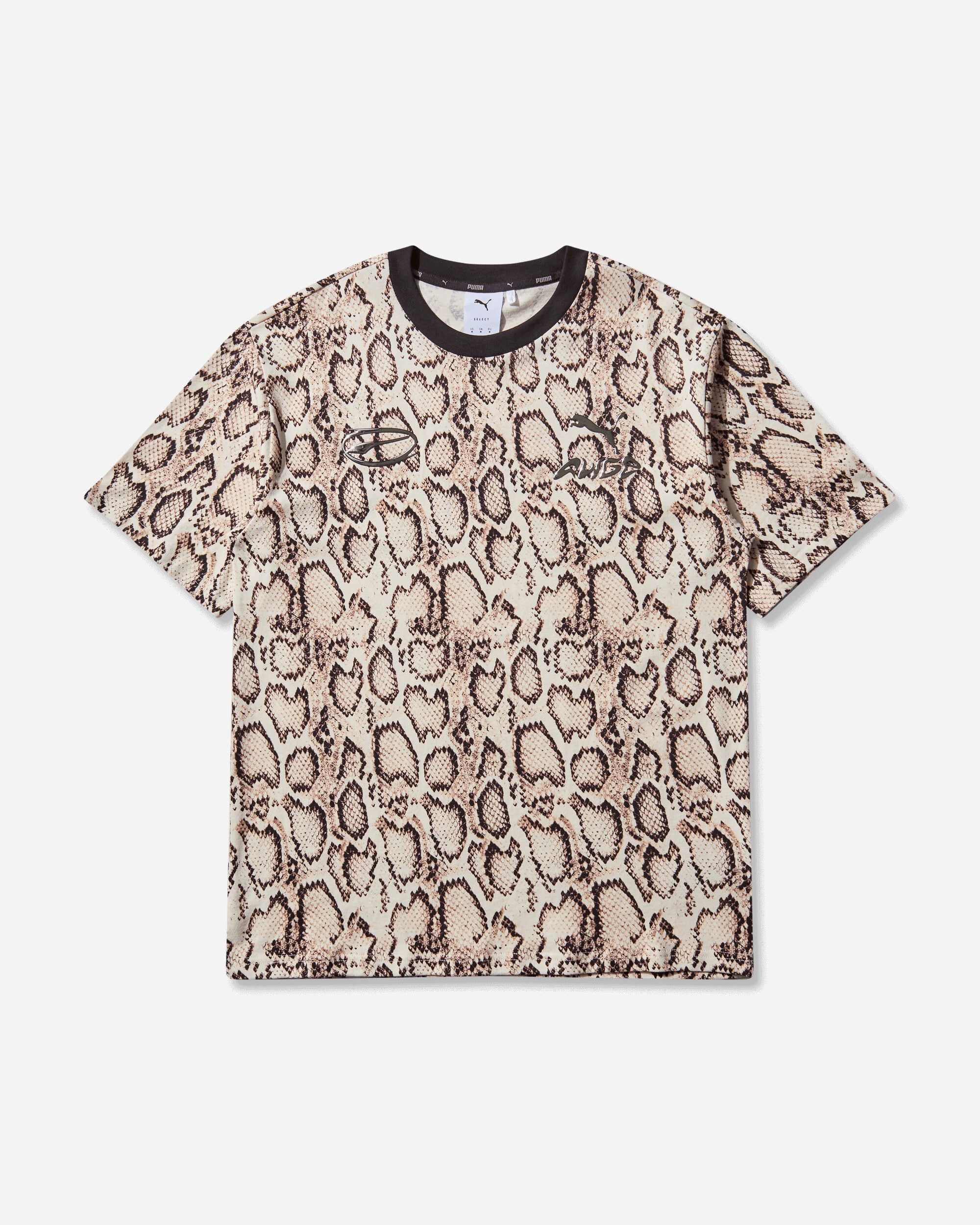Puma Puma X A$Ap Rocky Snakeskin Tee Frosted Ivory/Aop T-Shirts Shortsleeve 635239-36