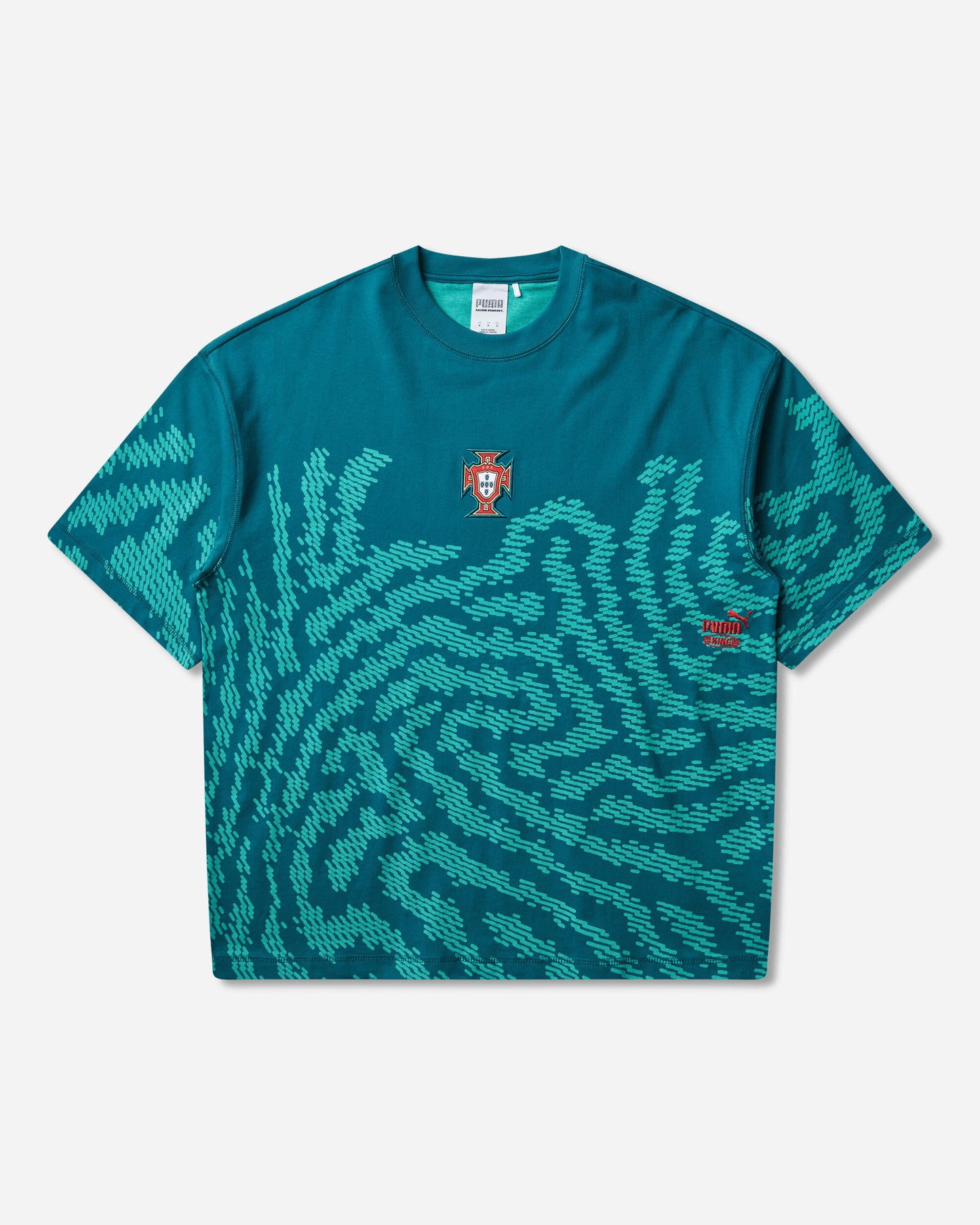 Puma Puma X Fpf X Salehe Bembury King Shortsleeve Emerald Ice T-Shirts Shortsleeve 635102-41