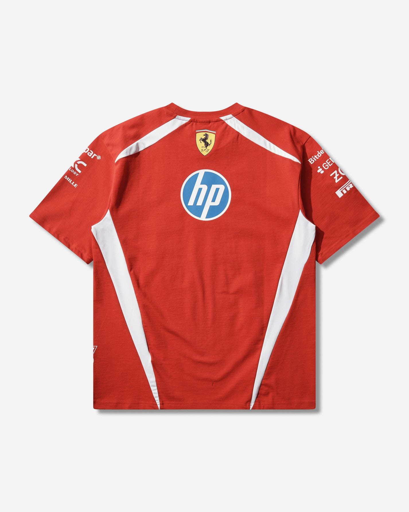 Puma Sf Replica Drivers Auth Shortsleeve Red/Clc T-Shirts Shortsleeve 713827-16