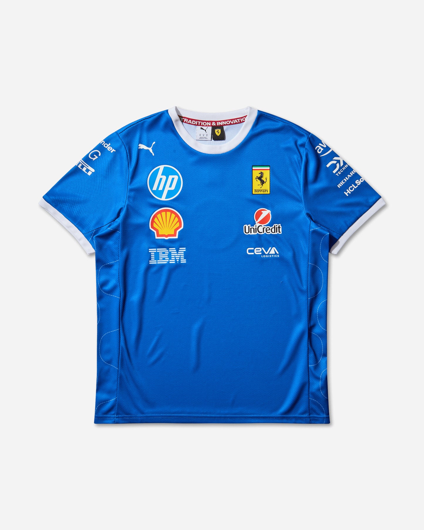 Puma Sf Team Monza Ss Tee Steer Blue T-Shirts Shortsleeve 713709-01