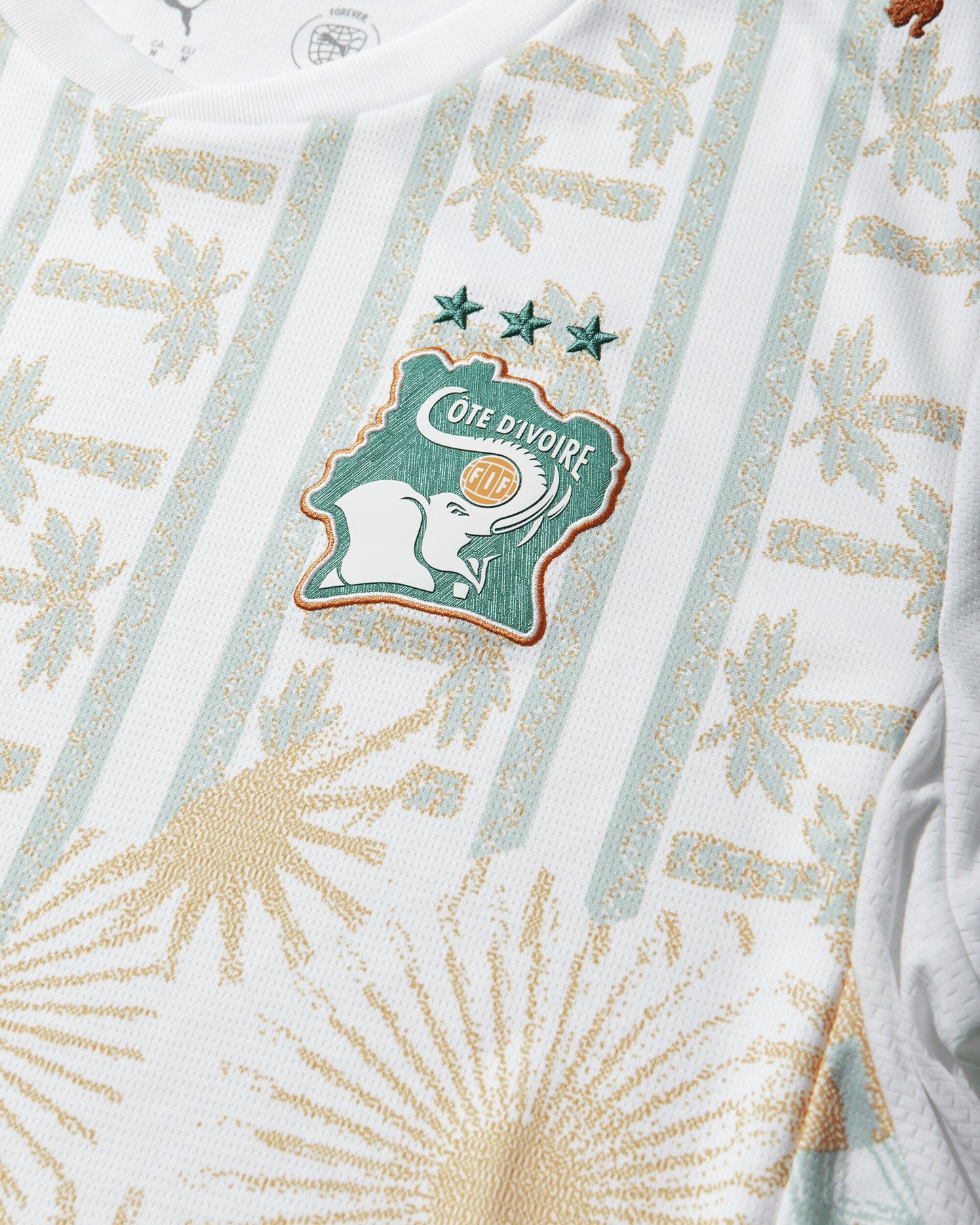 Puma Fif Away Jersey Replica White/Warm Chestnut Knitwears Sweaters 783188-02