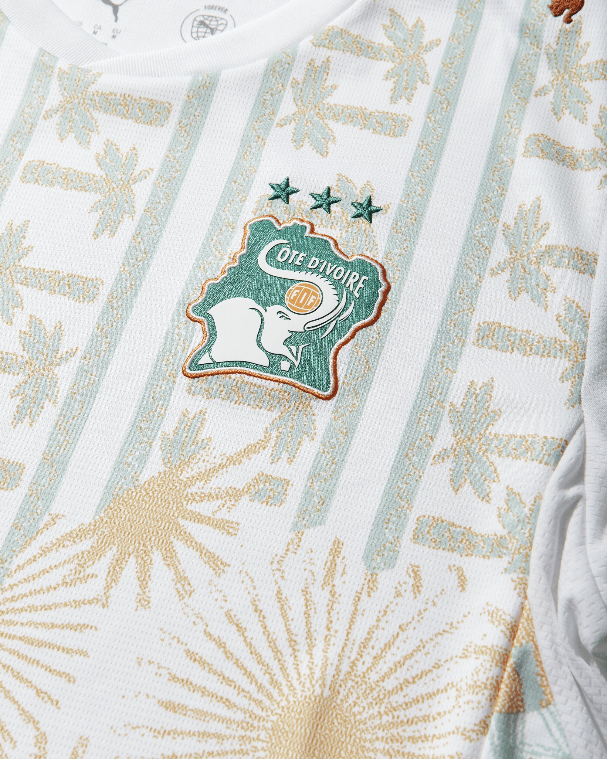 Puma Fif Away Jersey Replica White/Warm Chestnut Knitwears Sweaters 783188-02