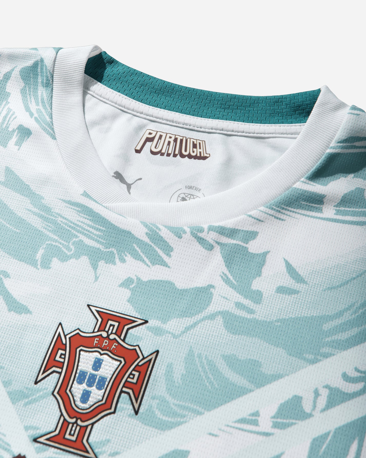 Puma Fpf Away Jersey Replica White/Green Lagoon Knitwears Sweaters 783288-02