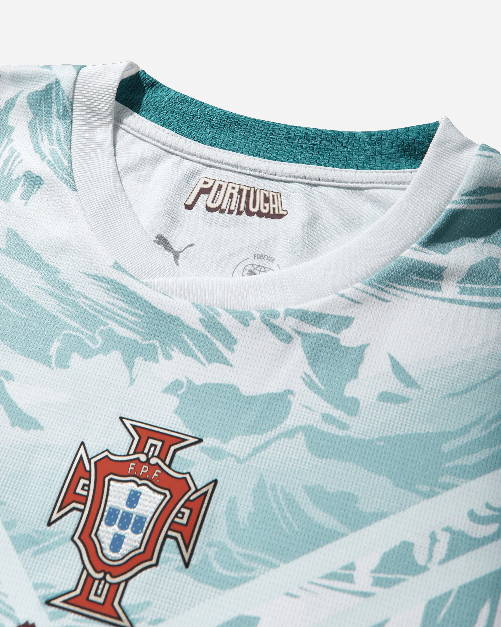 Puma Fpf Away Jersey Replica White/Green Lagoon Knitwears Sweaters 783288-02