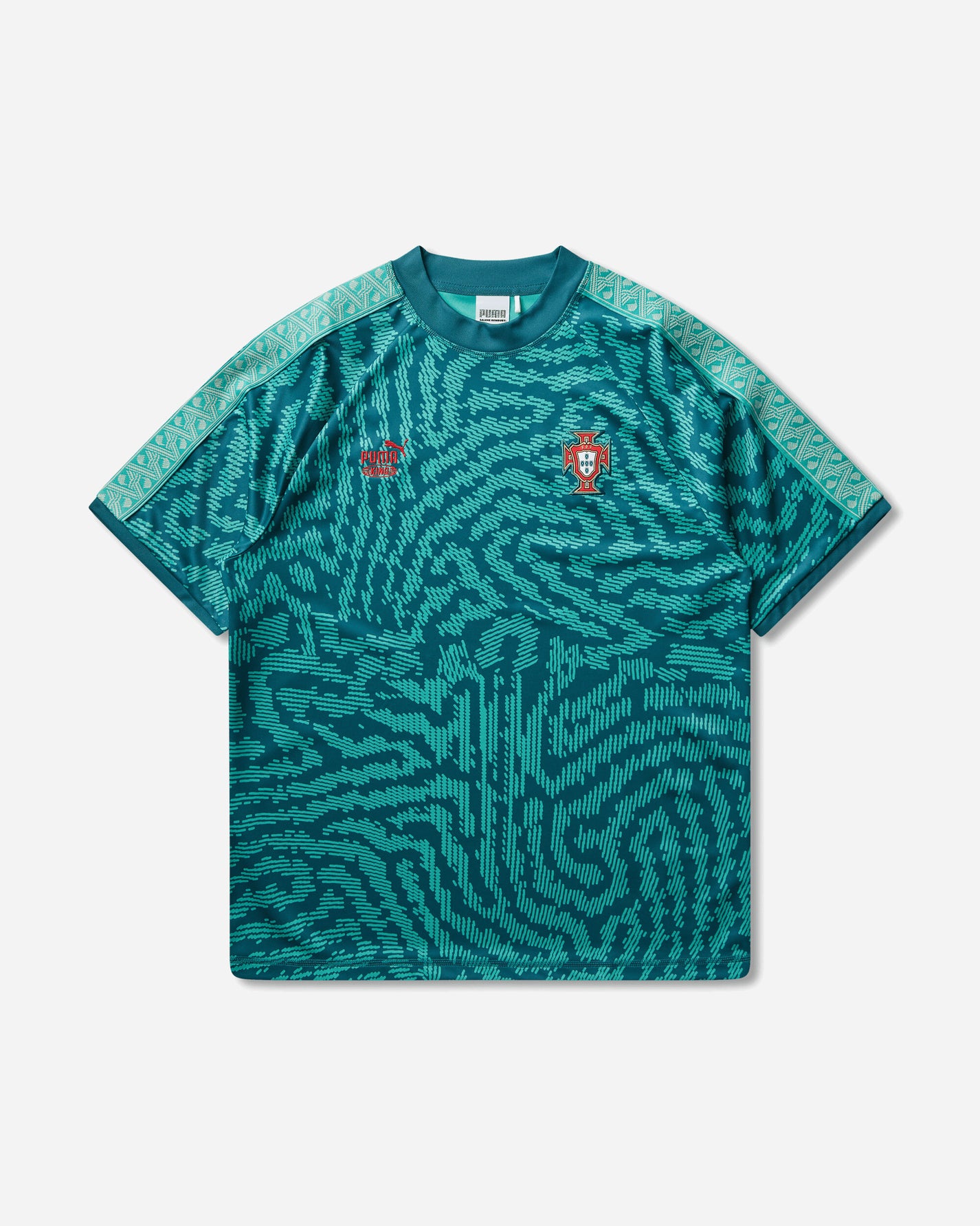 Puma Puma X Fpf X Salehe Bembury King Jersey Vibrant Green Knitwears Sweaters 635101-40
