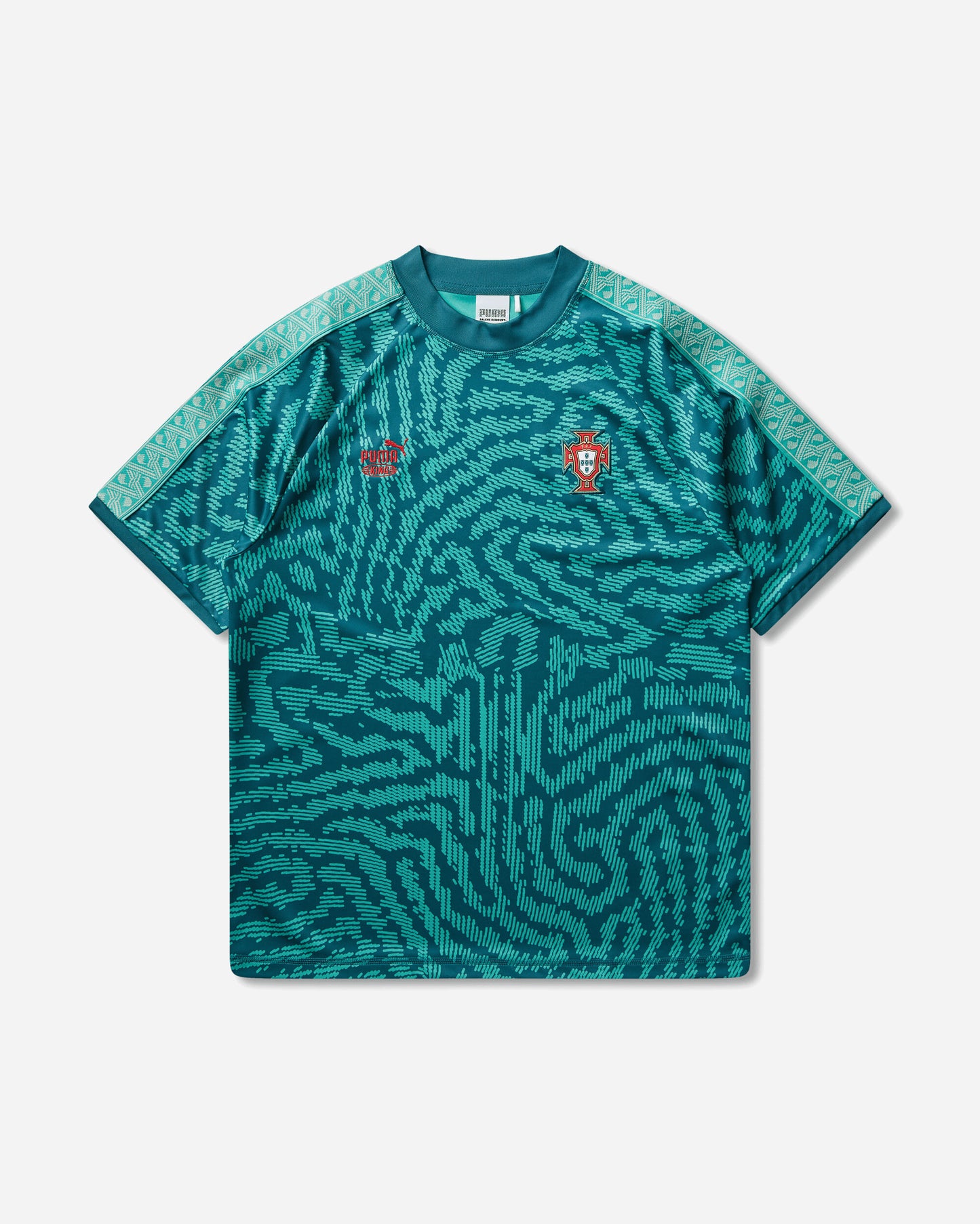 Puma Puma X Fpf X Salehe Bembury King Jersey Vibrant Green Knitwears Sweaters 635101-40