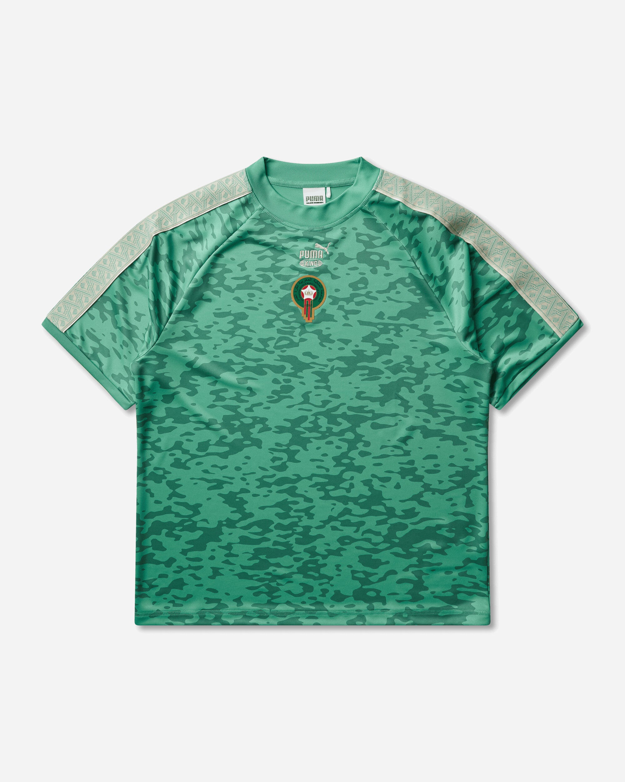 Puma Puma X Frmf X Salehe Bembury King Jersey Jade Frost Knitwears Sweaters 635131-56