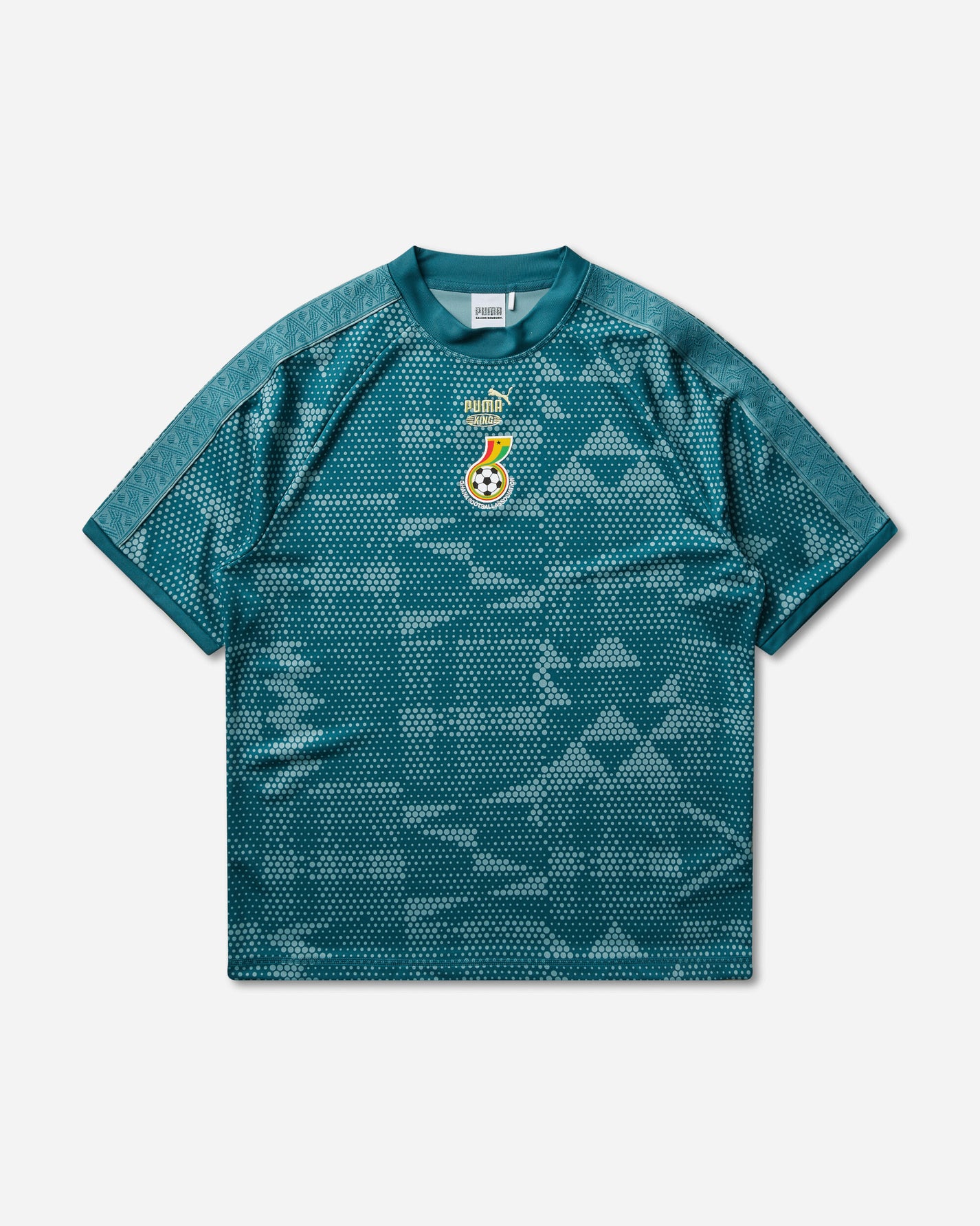 Puma Puma X Gfa X Salehe Bembury King Jersey Emerald Ice Knitwears Sweaters 635119-41