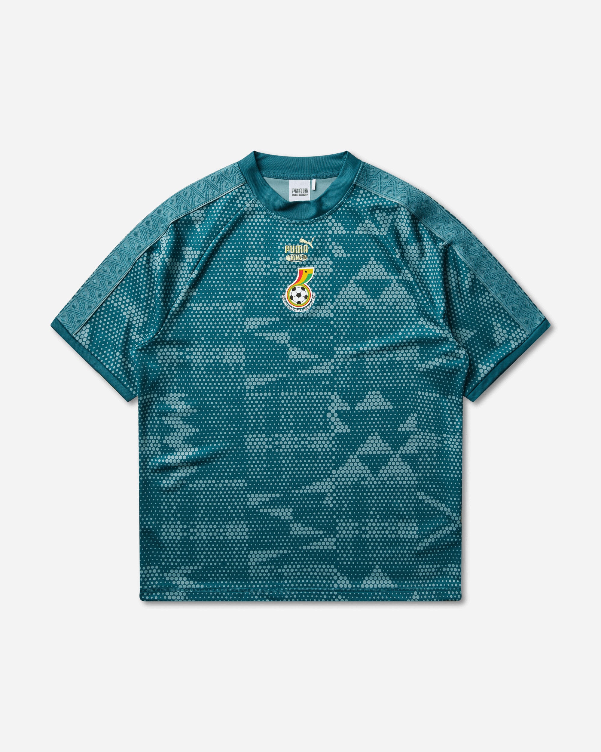 Puma Puma X Gfa X Salehe Bembury King Jersey Emerald Ice Knitwears Sweaters 635119-41