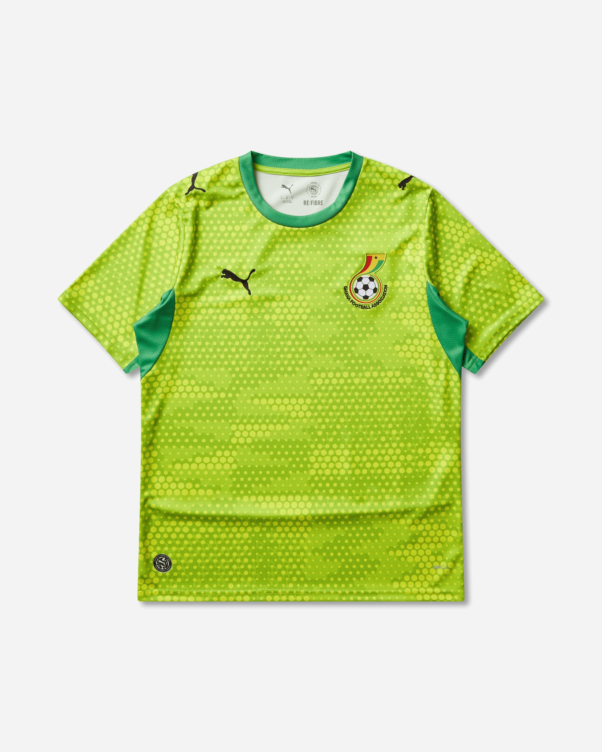Puma Puma X Gfa X Salehe Bembury Replica Match Jersey Sb Gk Lime Smash/Green Fruit Knitwears Sweaters 787099-88