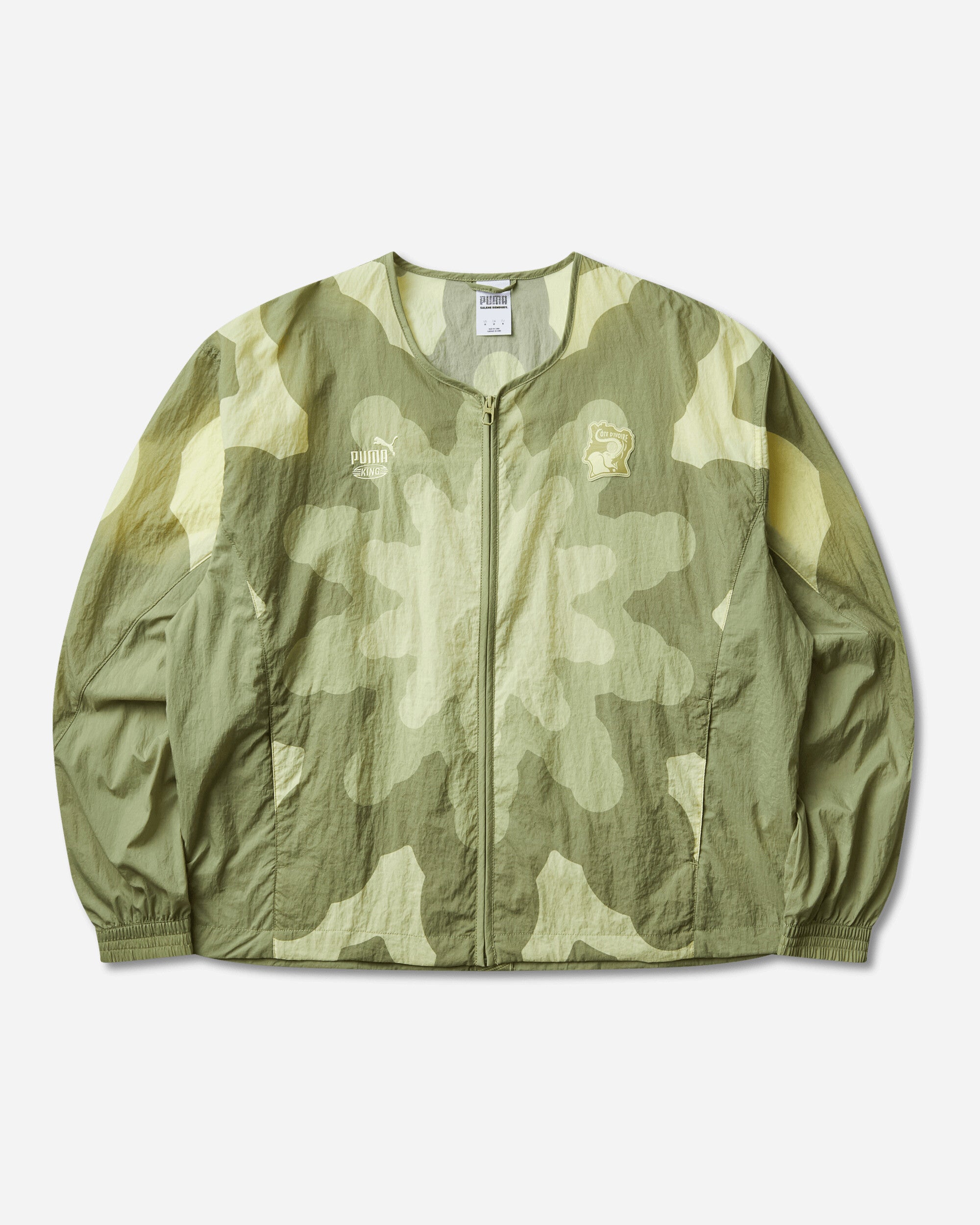Puma Puma X Fif X Salehe Bembury King Track Jacket Calming Green Sweatshirts Track Tops 635123-25