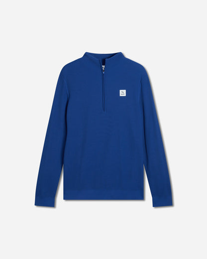 Puma M Puma X Saysky Ls 1/2 Zip Cobalt Glaze Sweatshirts Zip-Ups 529011-99