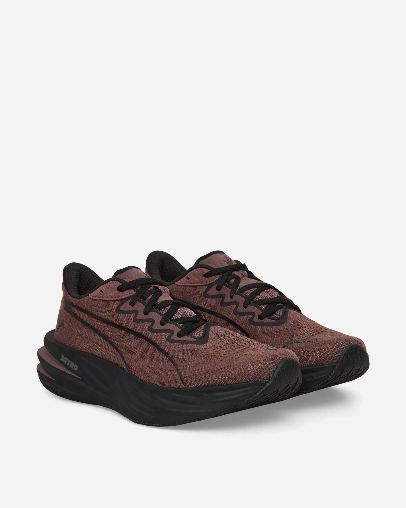 Puma Deviate Pure Nitro Rich Cocoa/PUMA Black Sneakers Low 313904-18