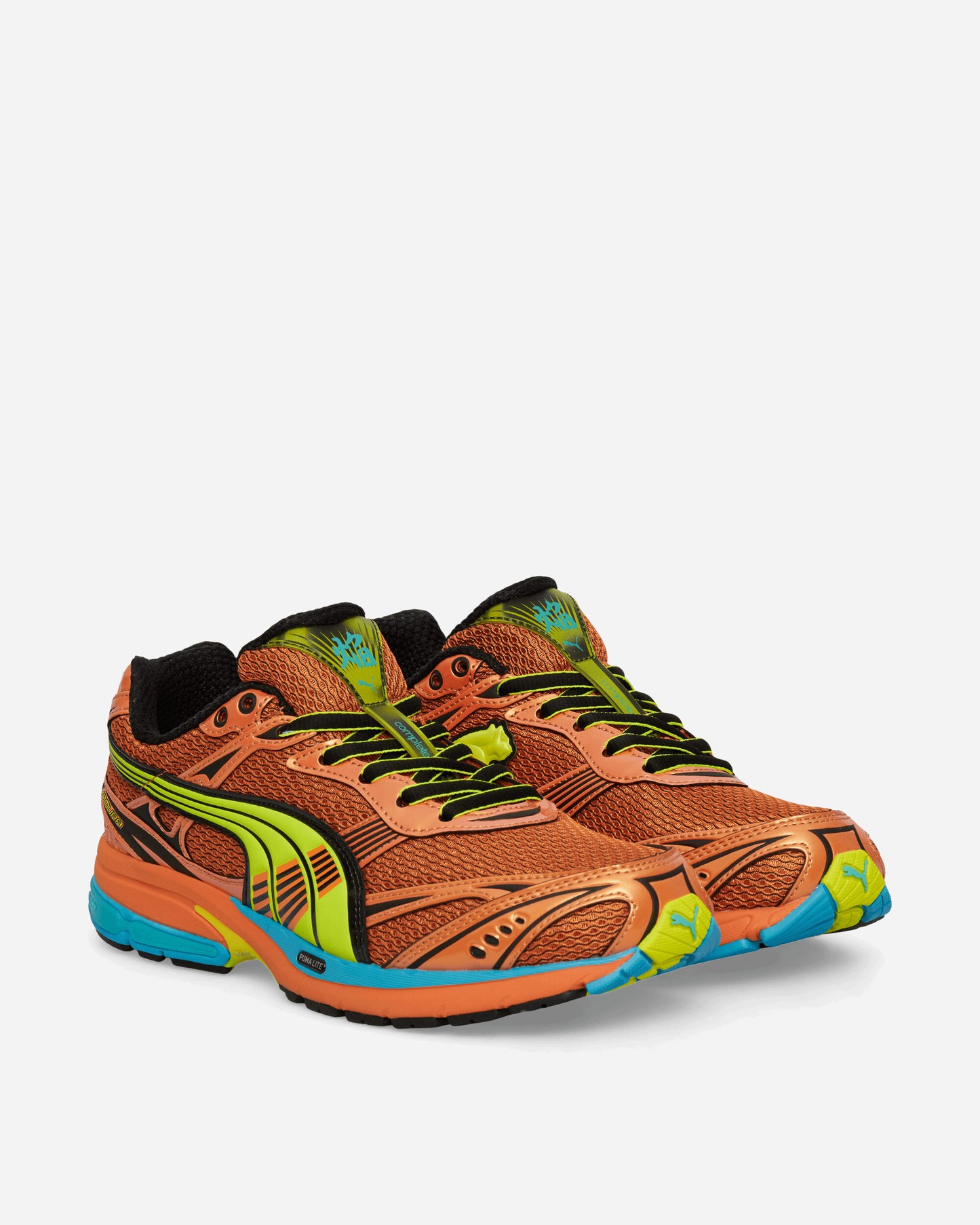 Puma Homura Og+ Heat Fire/Electric Lime Sneakers Low 409125-01