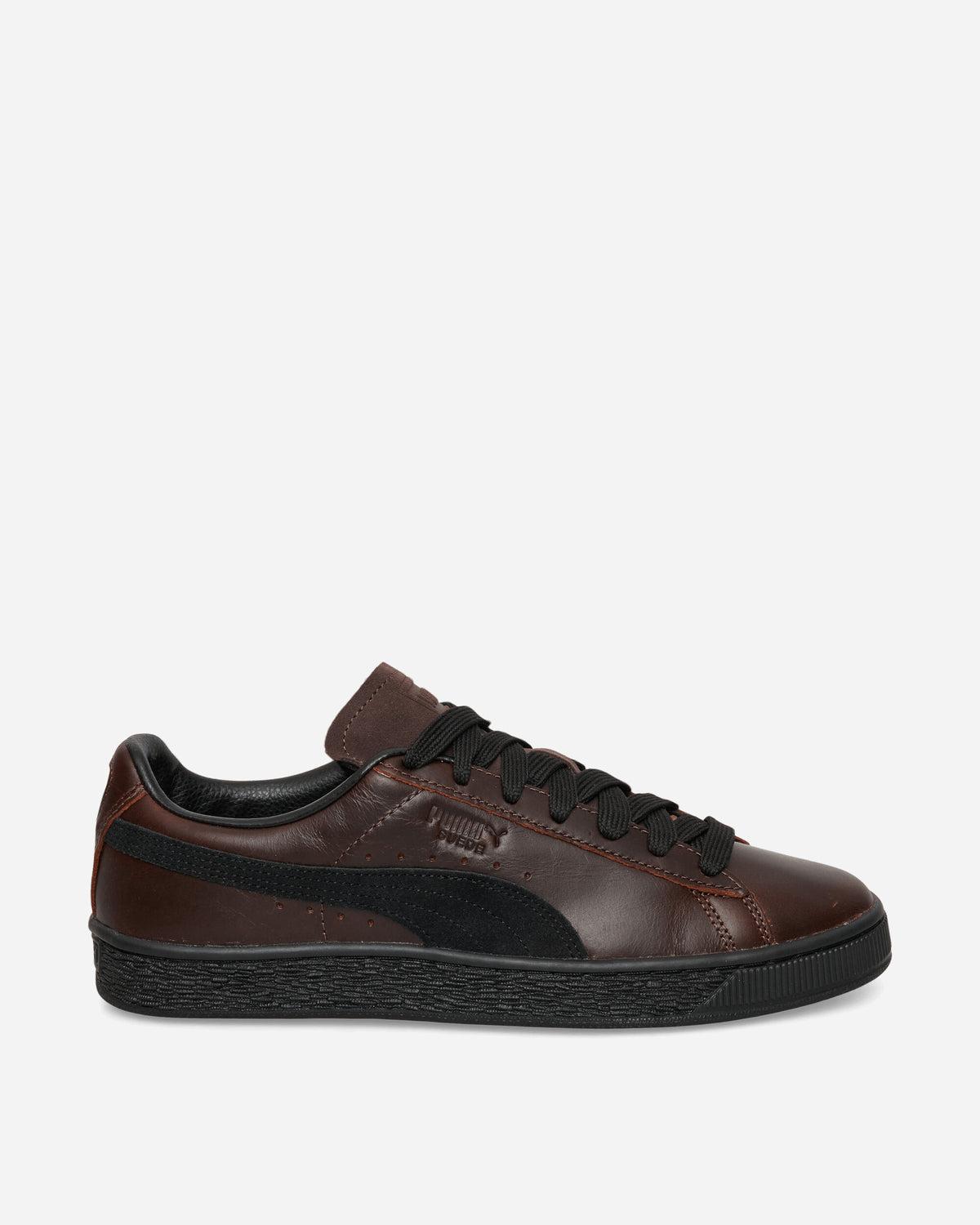 Puma Suede Dressed Leather Brown/PUMA Black Sneakers Low 408831-01