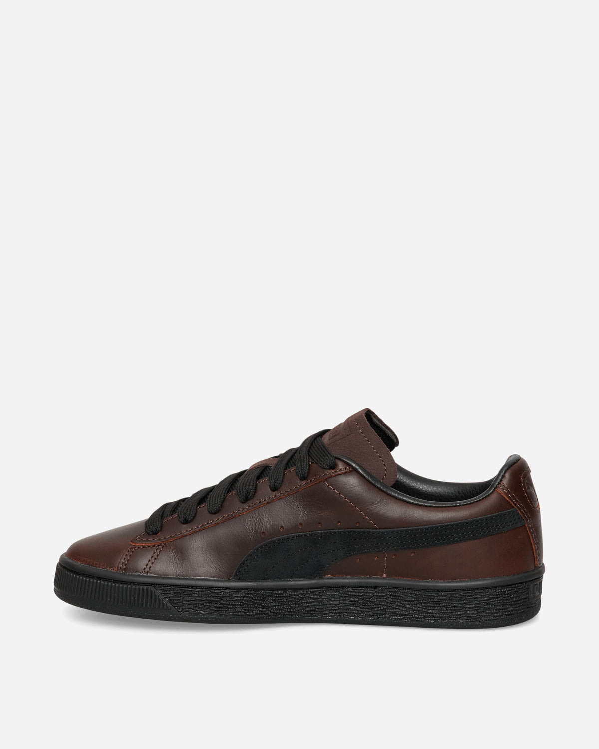 Puma Suede Dressed Leather Brown/PUMA Black Sneakers Low 408831-01