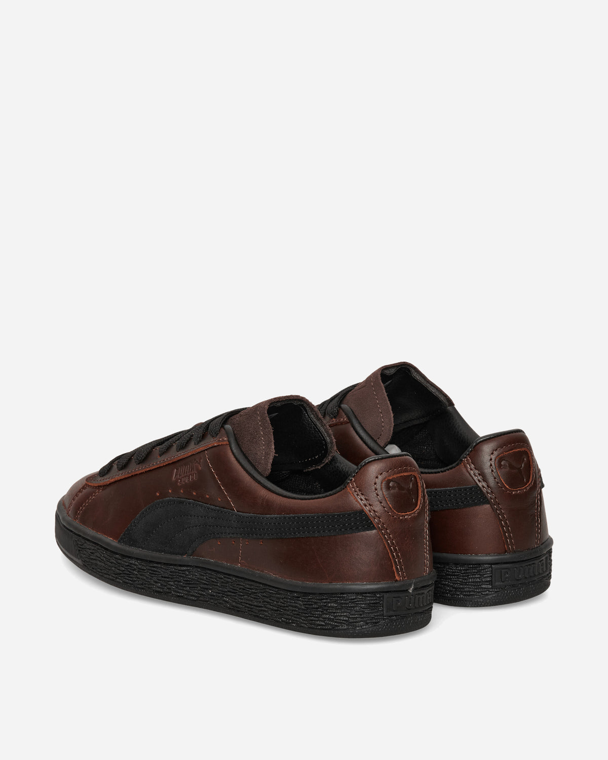 Puma Suede Dressed Leather Brown/PUMA Black Sneakers Low 408831-01