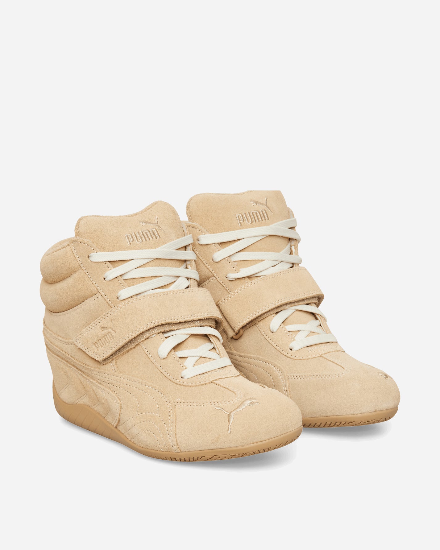 Puma Wmns Speedcat Wedge Tonal Wns Sand Dune/Alpine Snow Sneakers Low 408118-01