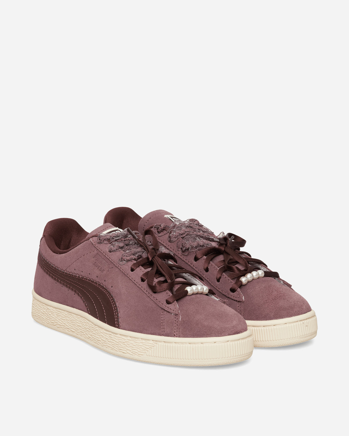 Puma Wmns Suede Bloom Wns Rich Cocoa/Chocolate Fondue Sneakers Low 408330-04
